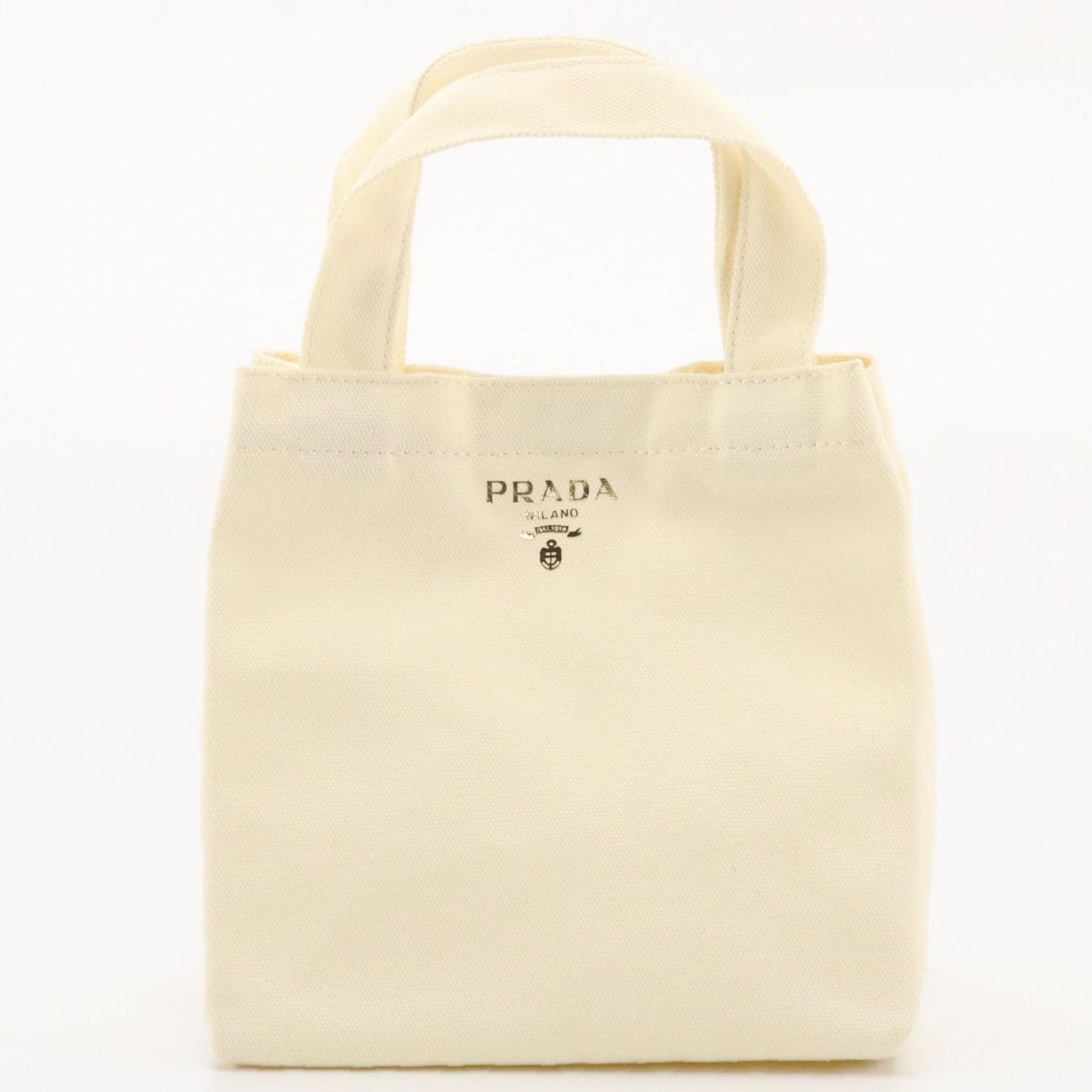 Prada Promotional Canvas Mini Tote Bag
