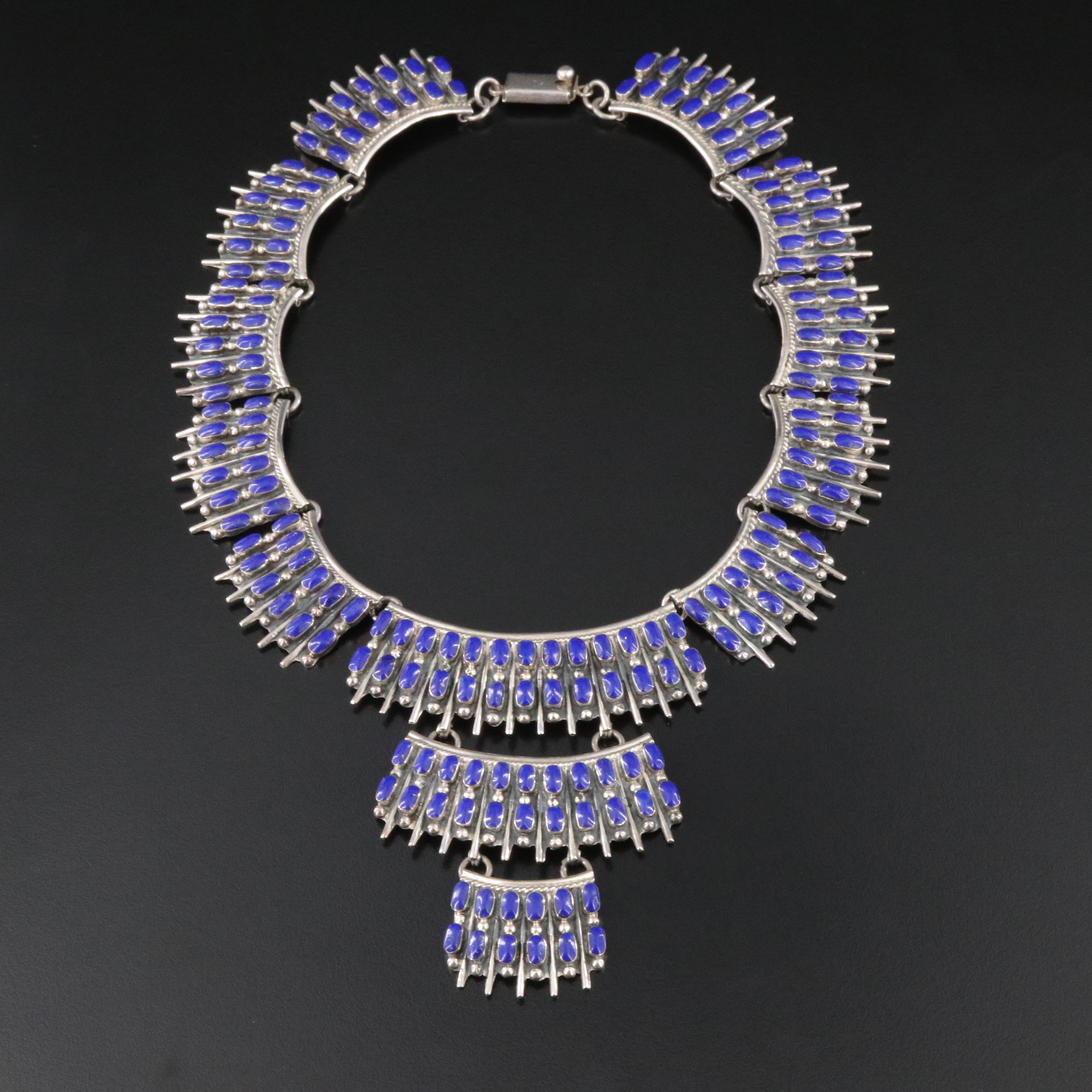 Sterling Lapis Lazuli Necklace