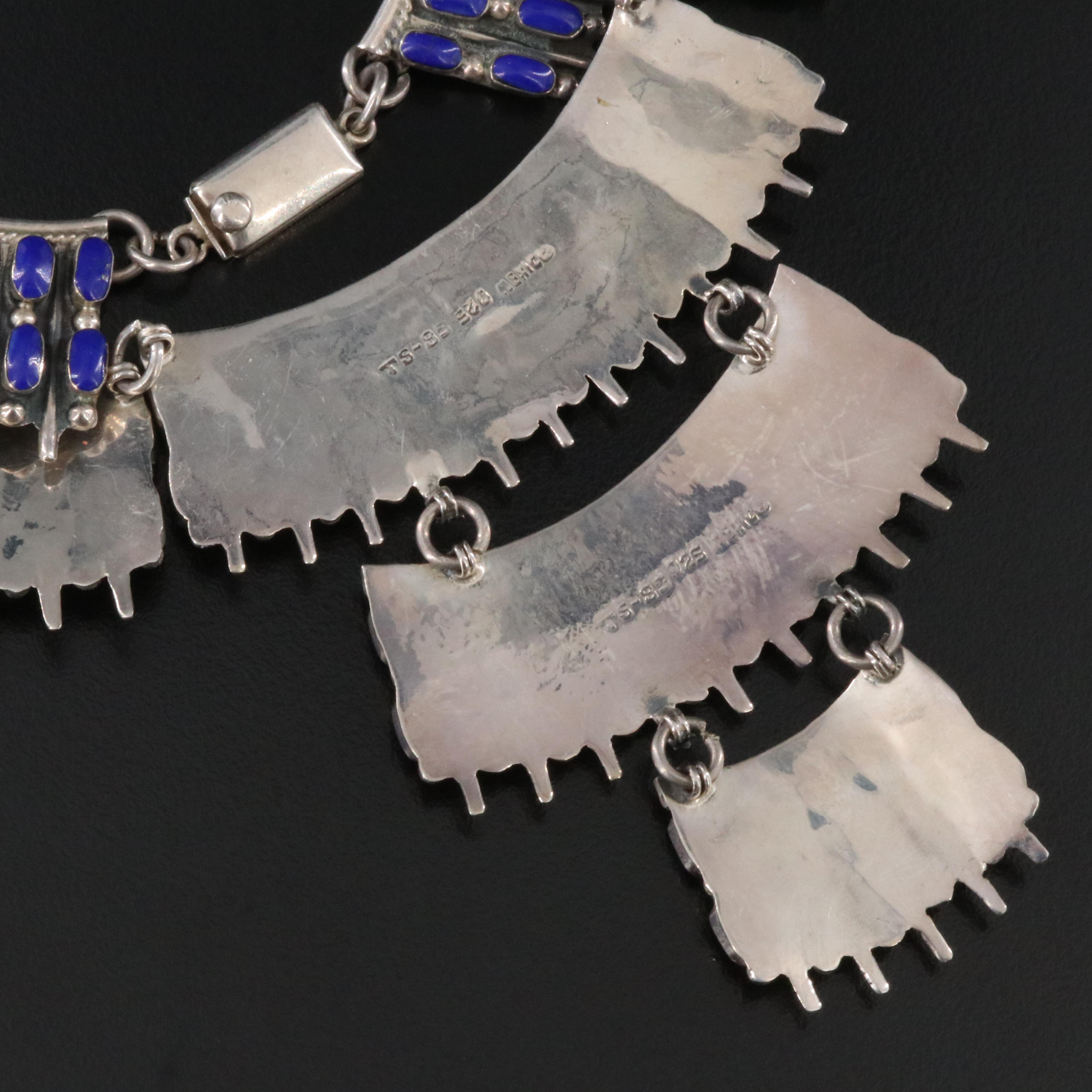 Sterling Lapis Lazuli Necklace