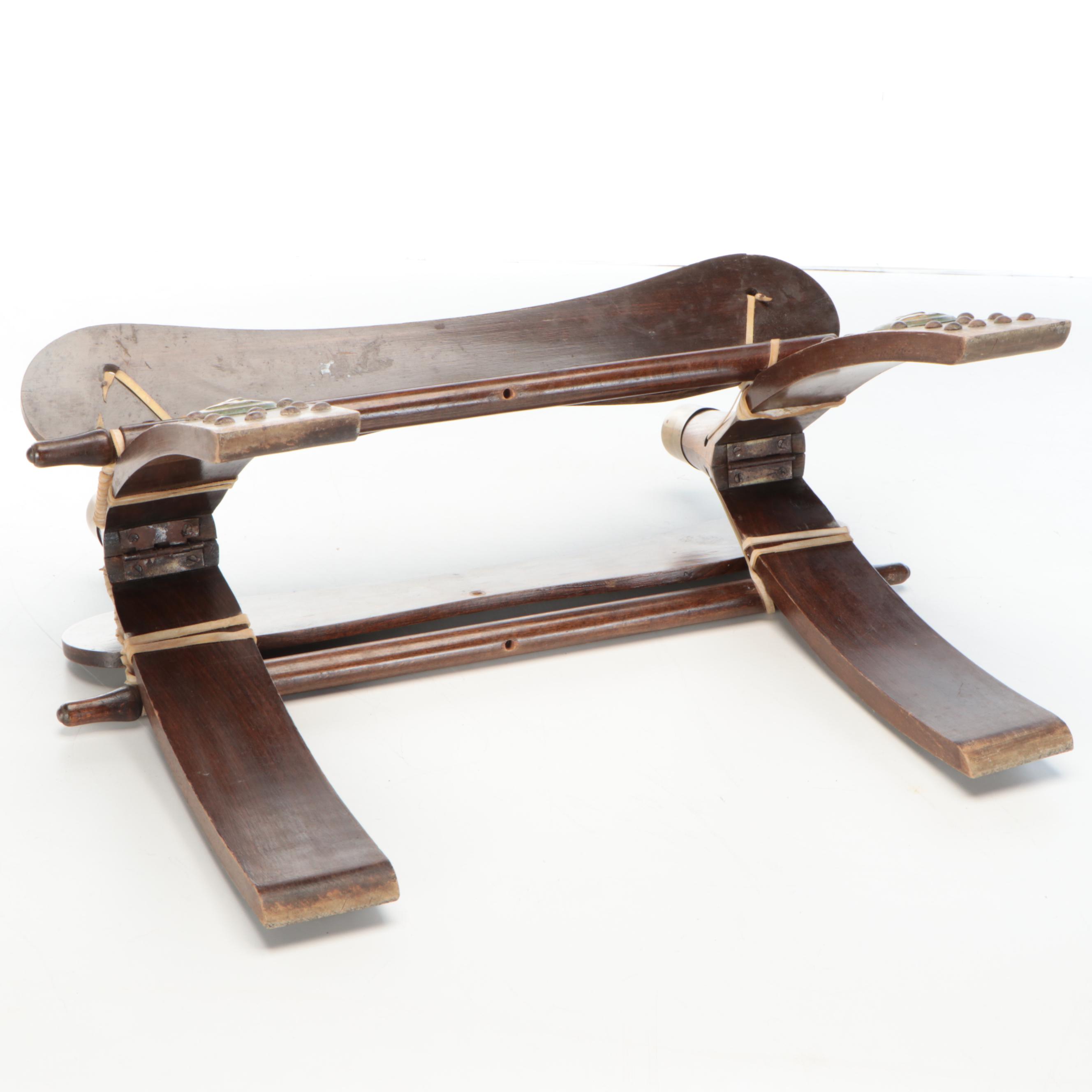 Wooden Egyptian Camel Saddle, Mid-20th Century