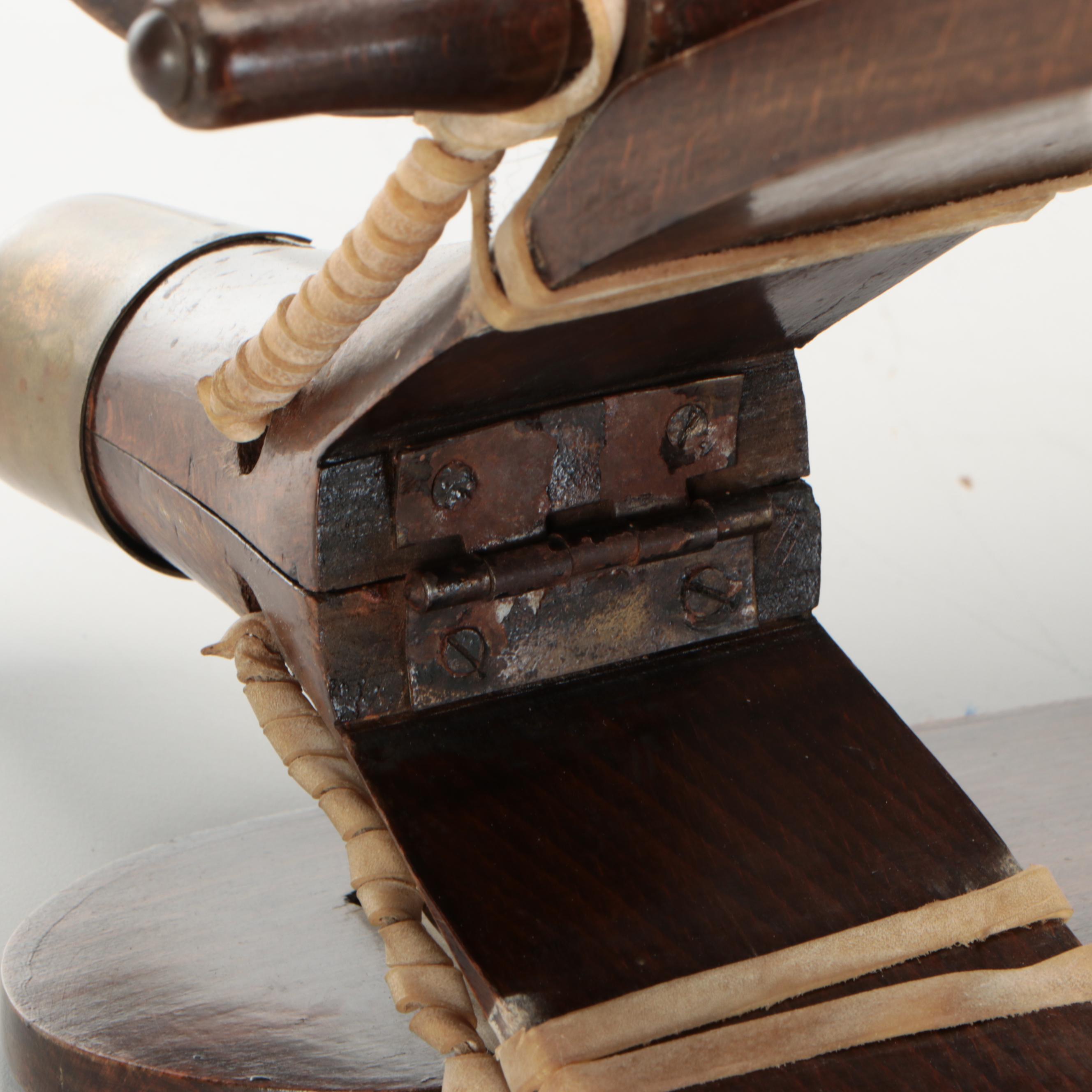 Wooden Egyptian Camel Saddle, Mid-20th Century