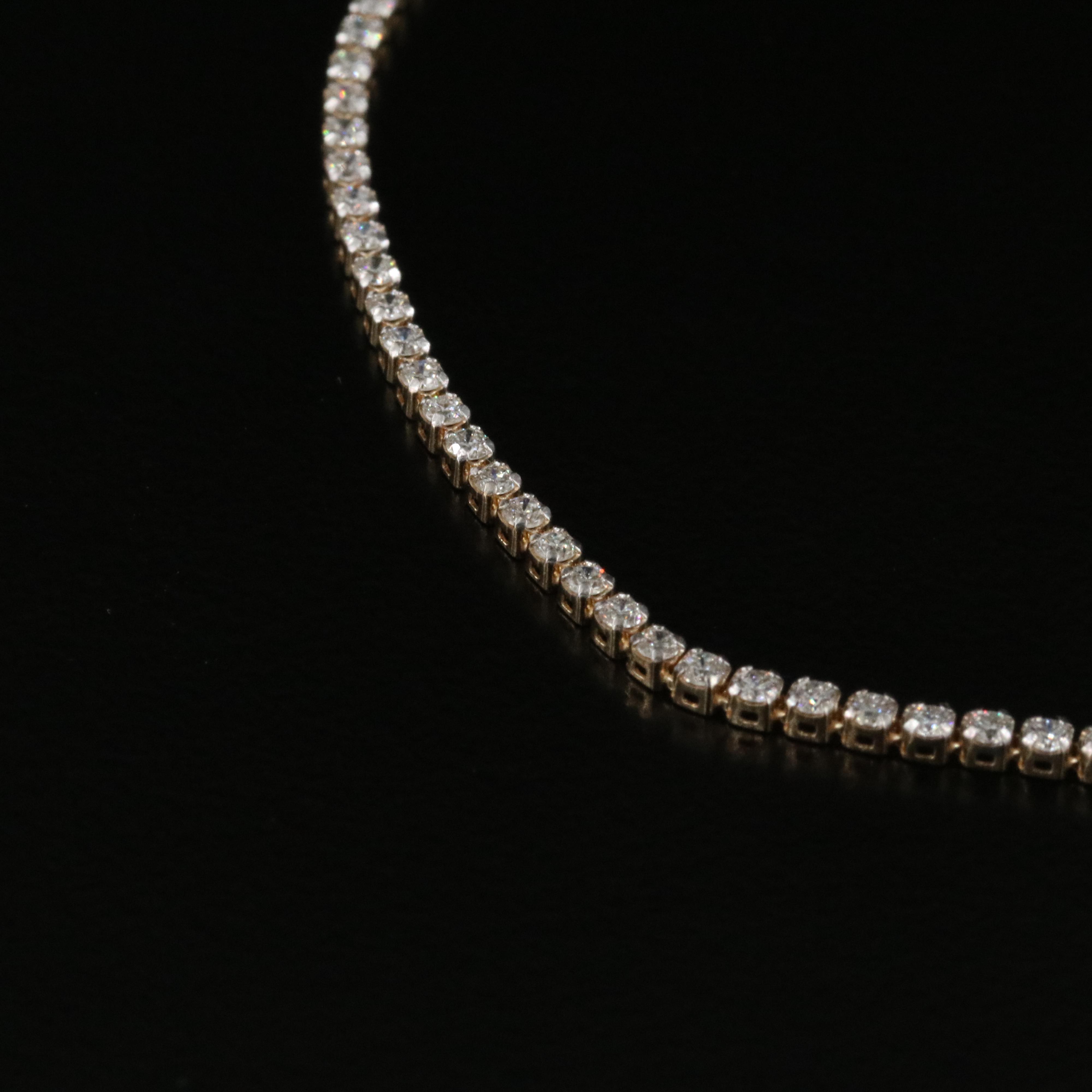 14K 1.00 CTW Lab Grown Diamond Line Bracelet
