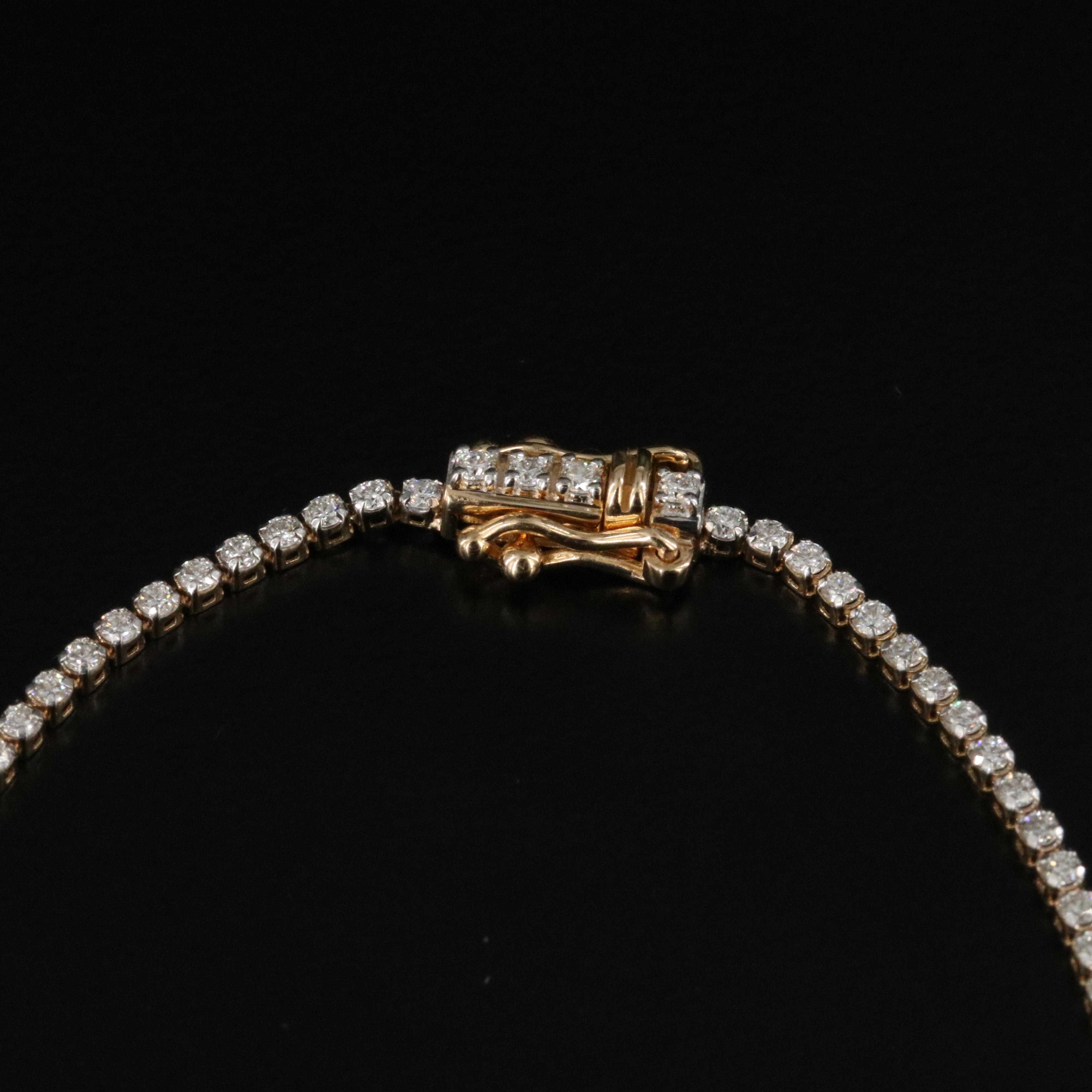 14K 1.00 CTW Lab Grown Diamond Line Bracelet