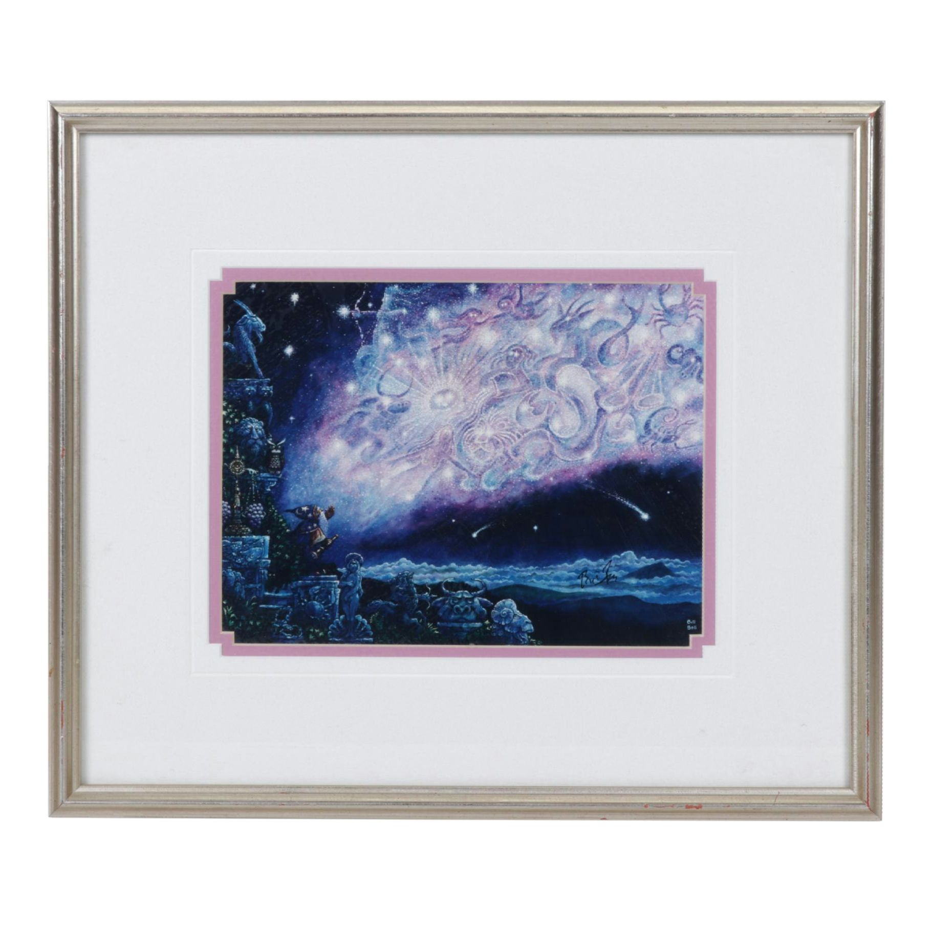 Bill Bell Whimsical Giclée "Starman"