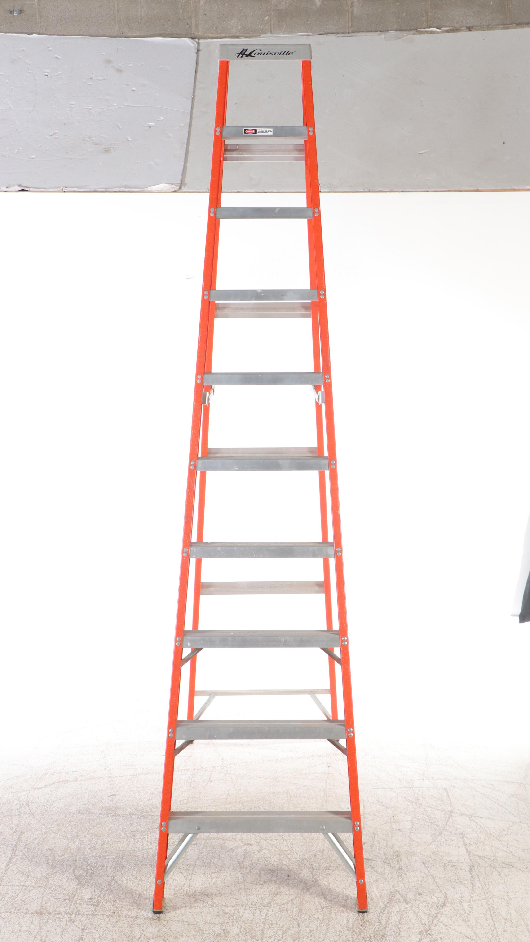 Louisville Ladder Fiberglass and Aluminum Step Ladder