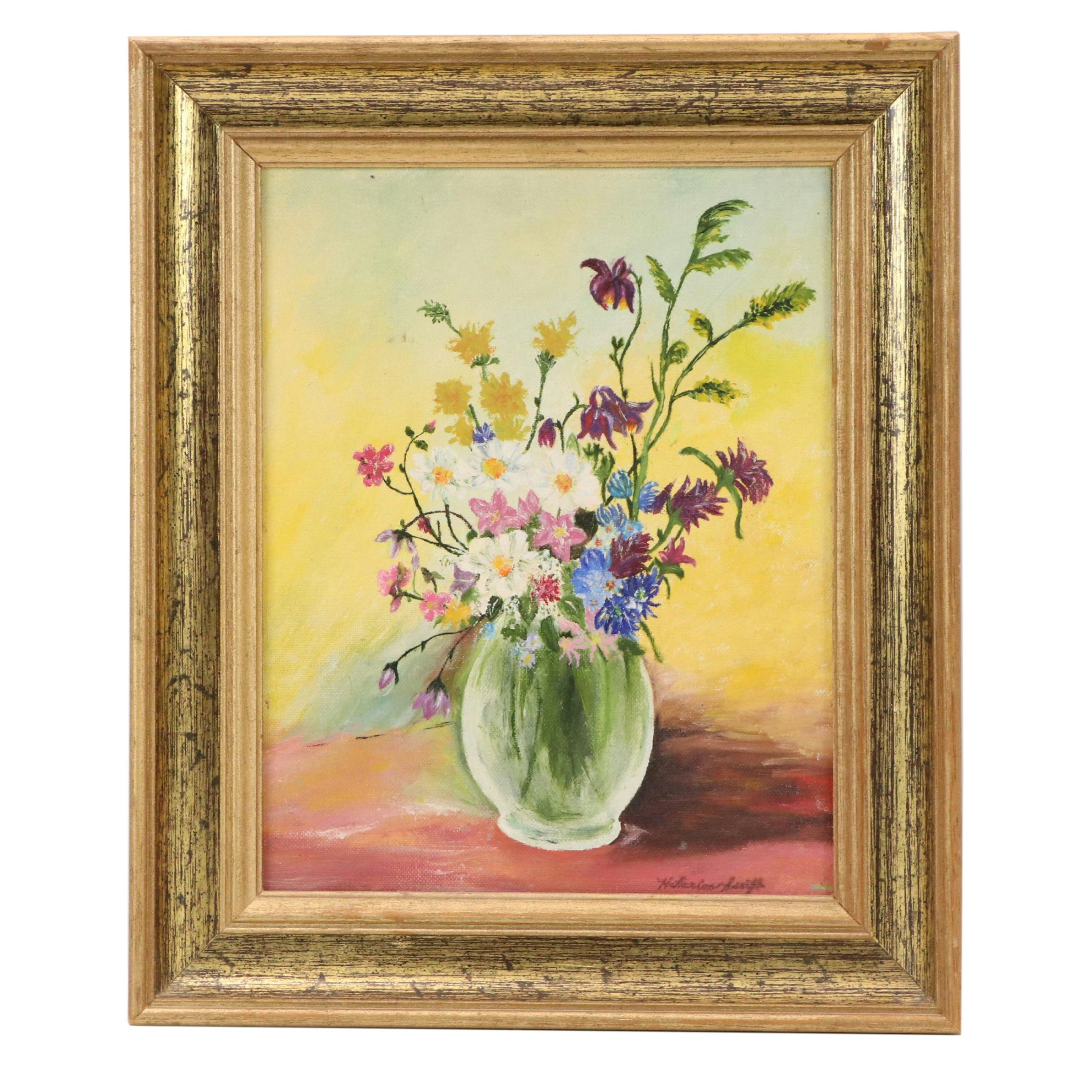 Floral Still Life Oil Painting