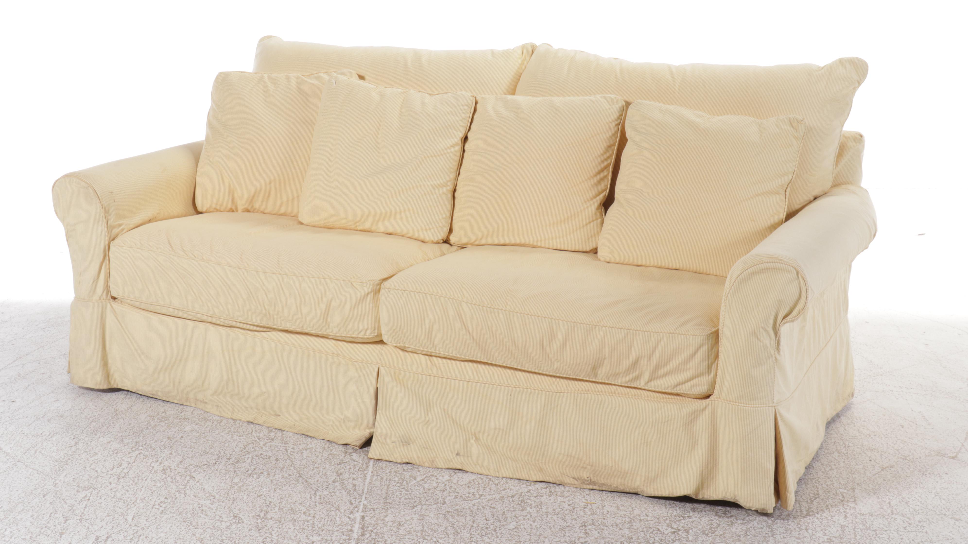 Macy's "Modern Concepts" Slipcovered Upholstered Sofa