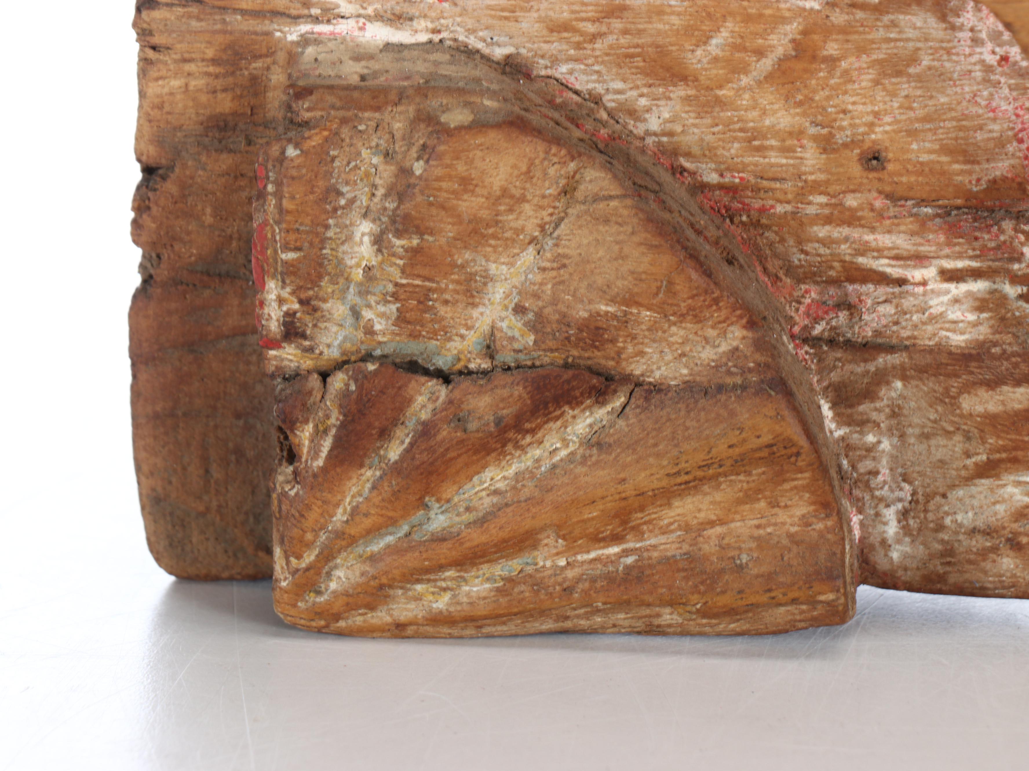 Southeast Asian Style Carved Wood Panel