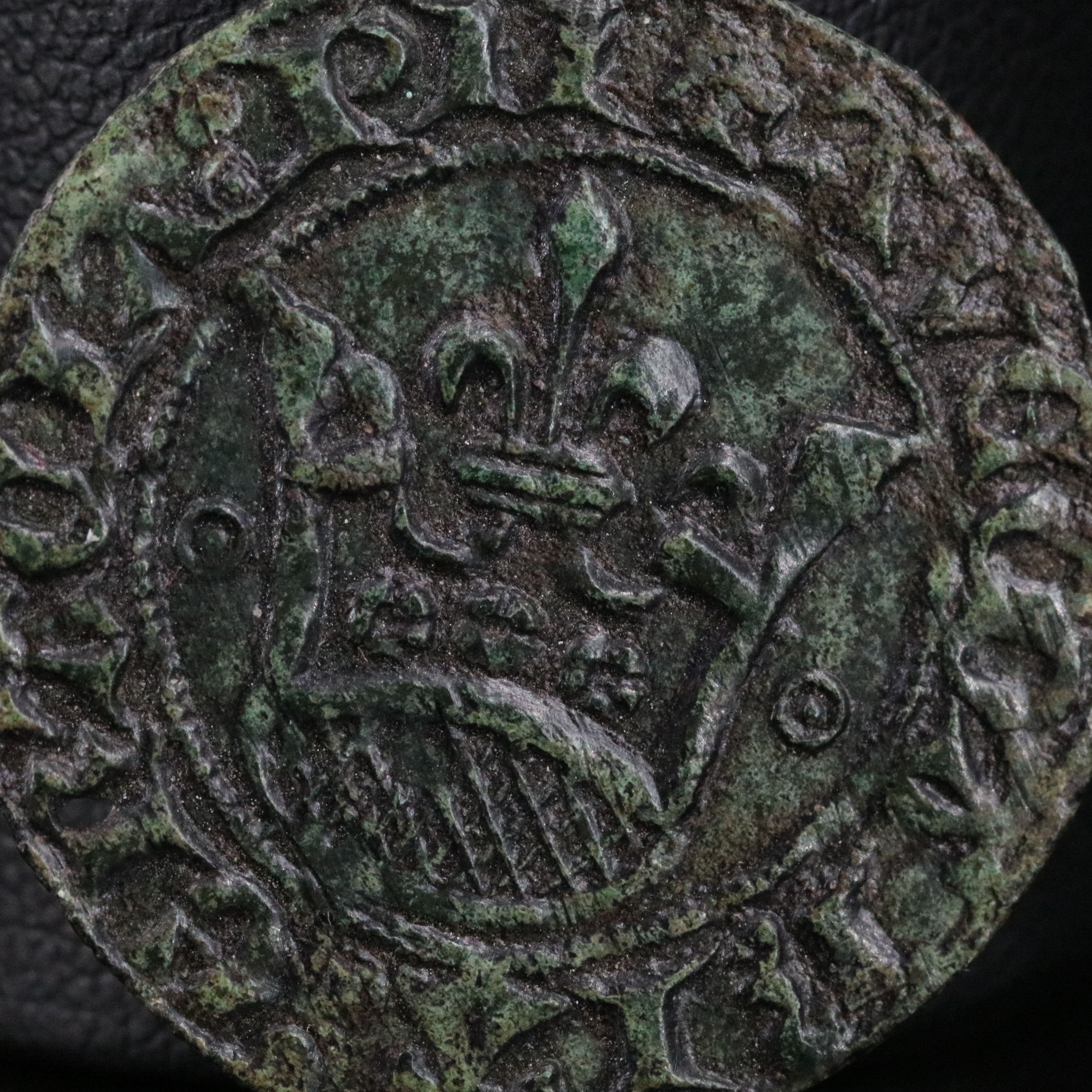 Medieval France, Maine Æ Jeton Coin, ca. 1300