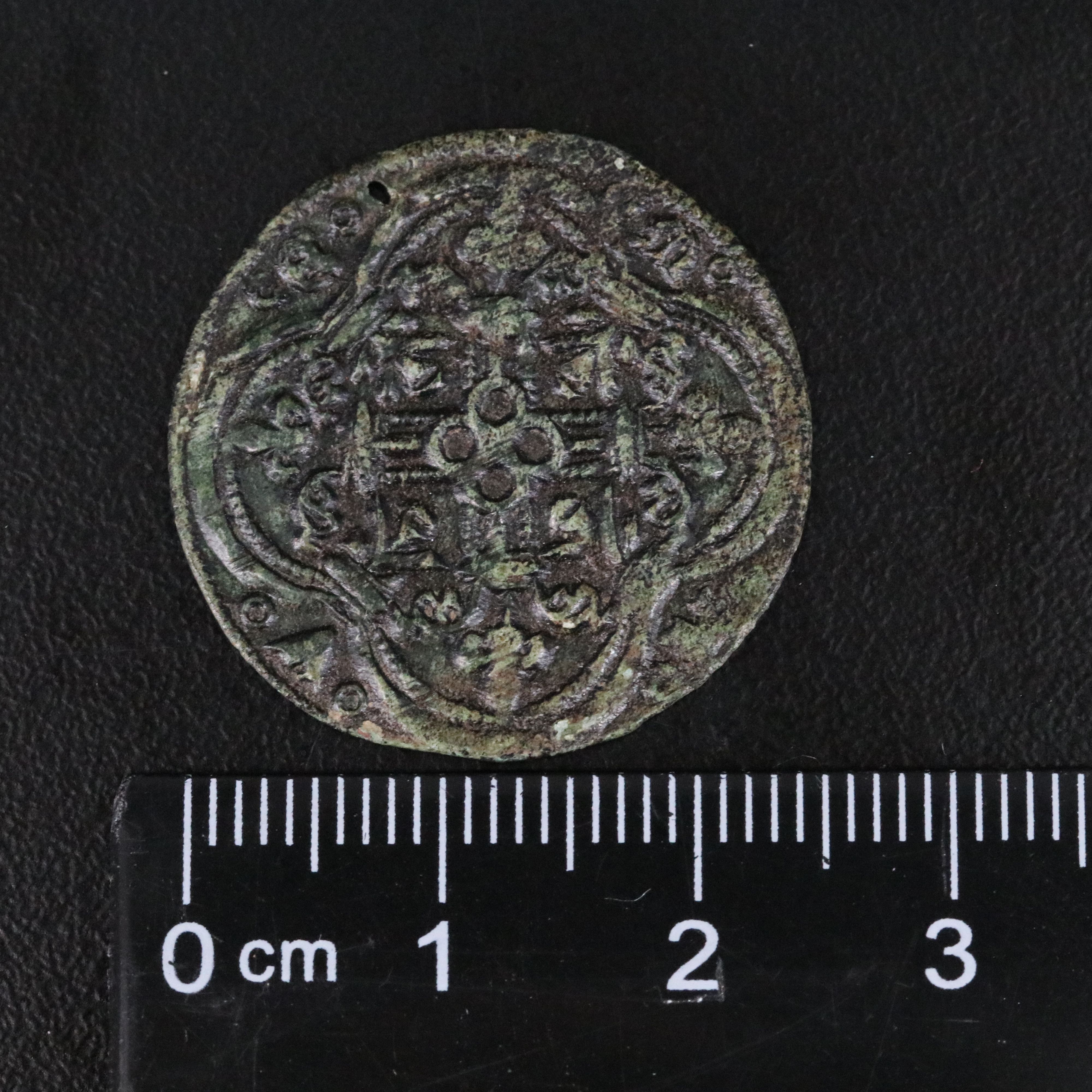Medieval France, Maine Æ Jeton Coin, ca. 1300