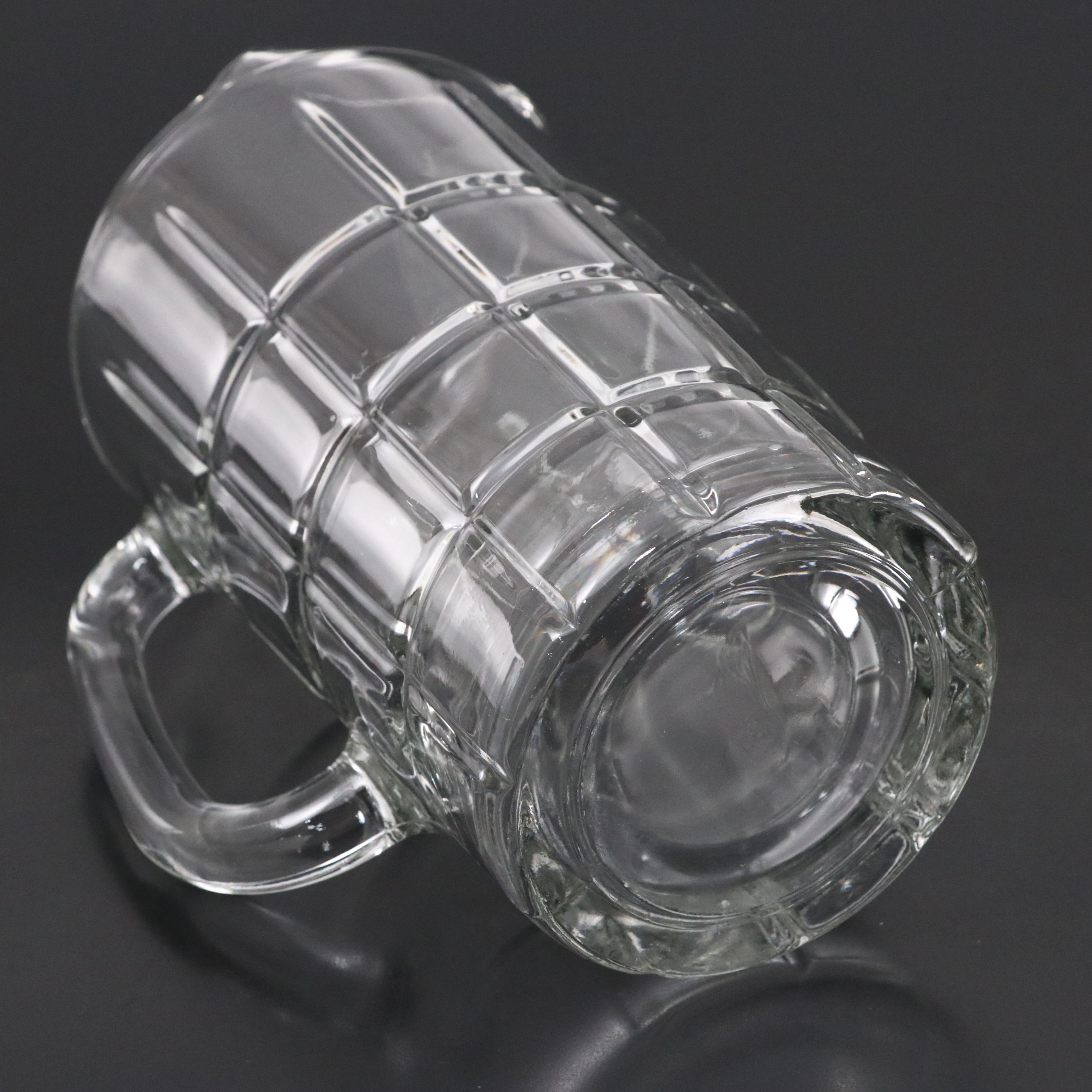 Anchor Hocking "Tartan Clear" Pitcher, Tumblers, and Old Fashioned Glasses