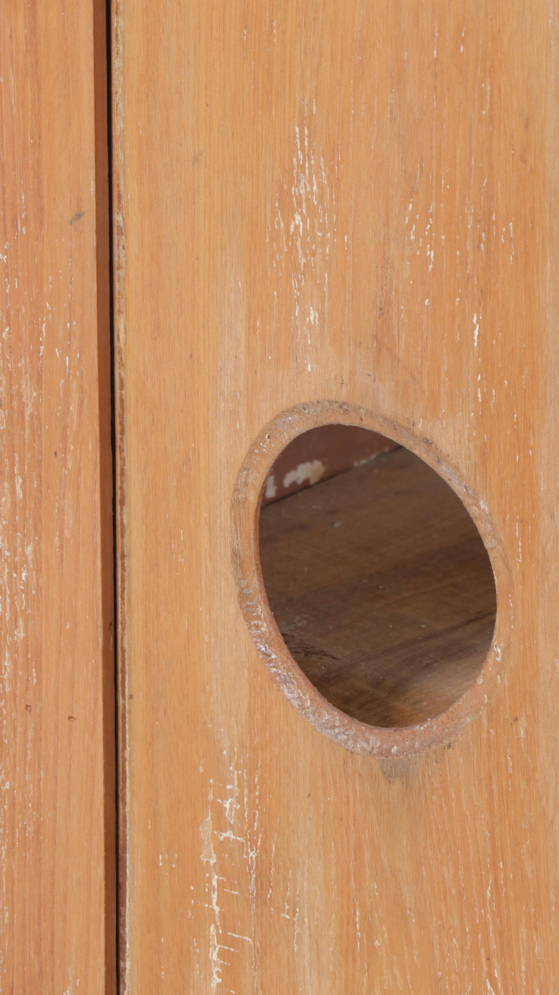 Arts & Crafts Style Natural Finish Bookcase