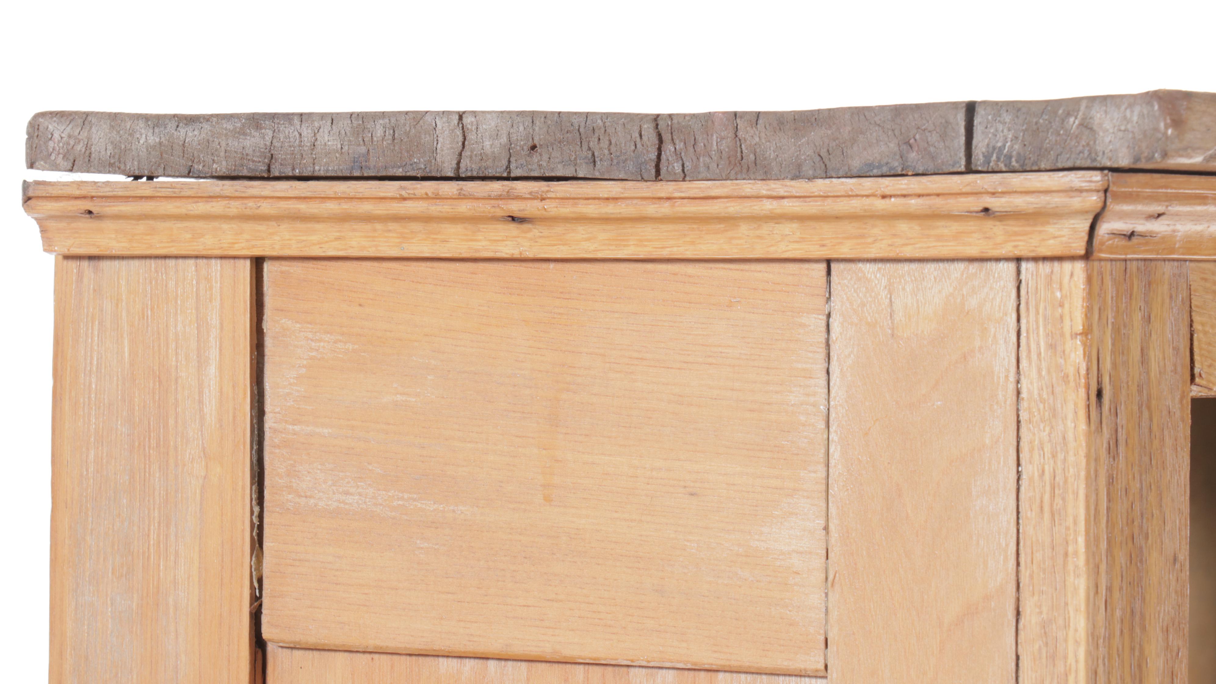 Arts & Crafts Style Natural Finish Bookcase