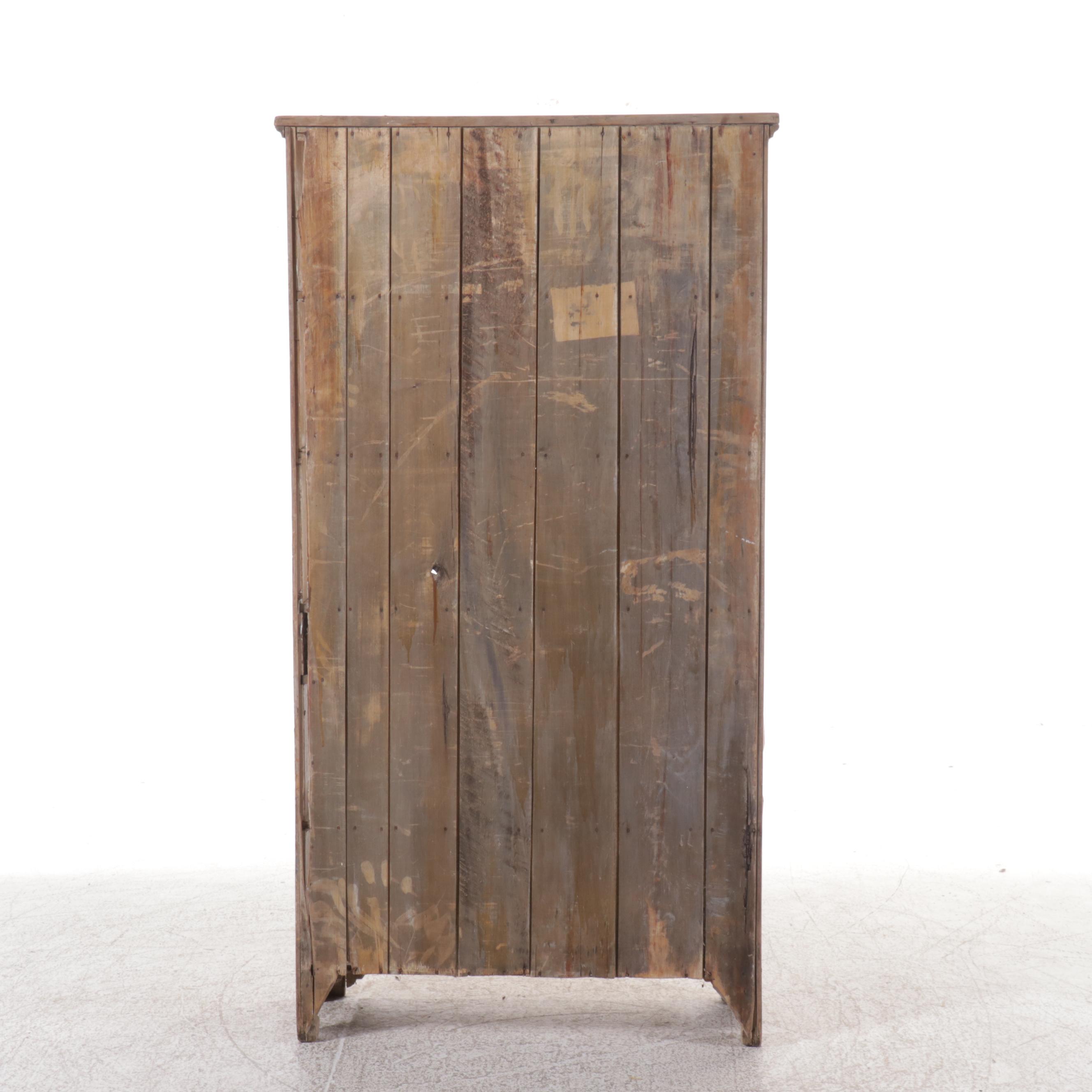 Arts & Crafts Style Natural Finish Bookcase