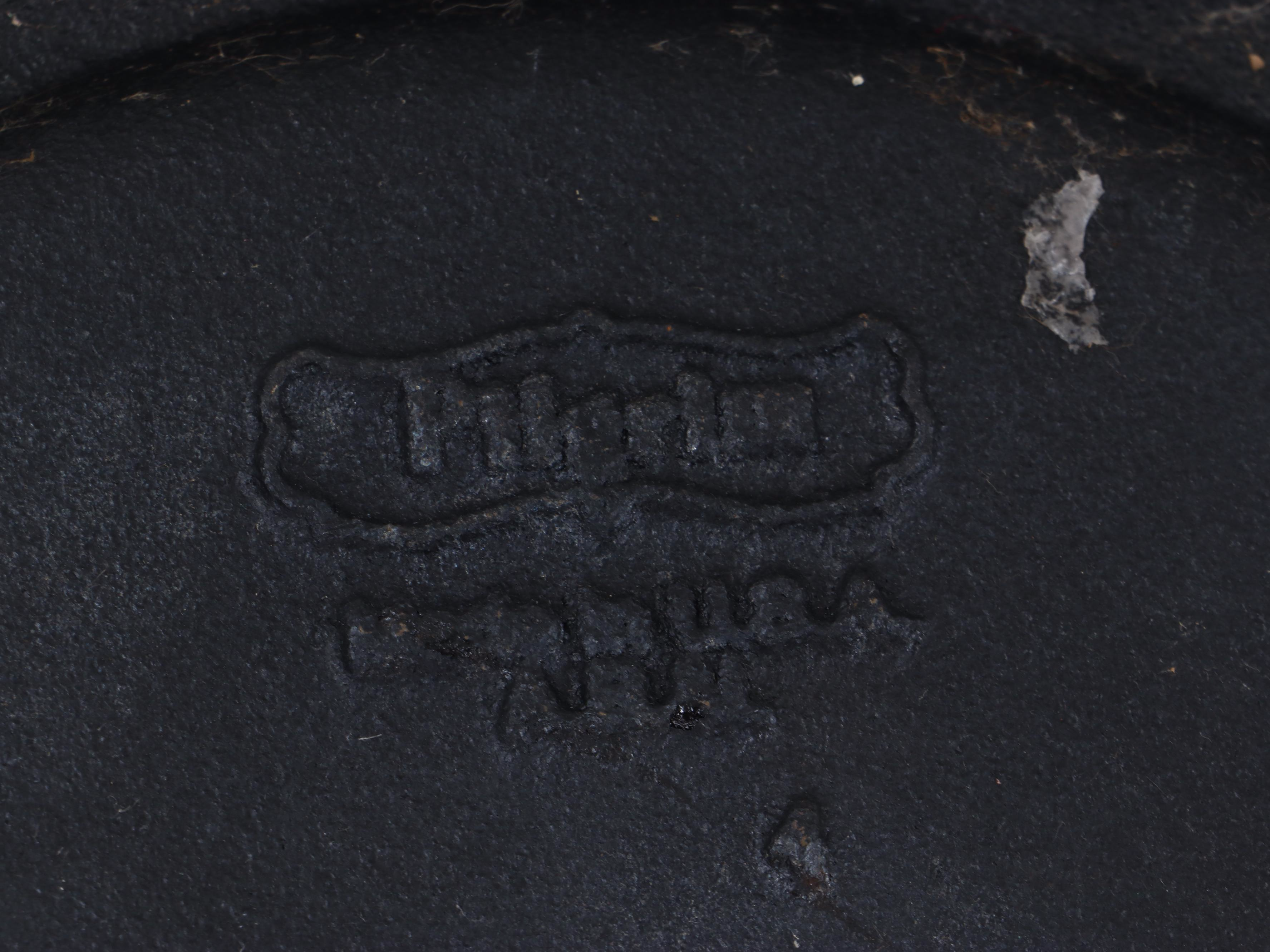 Pilgrim Cast Iron and Brass Handled Fireplace Tool Set