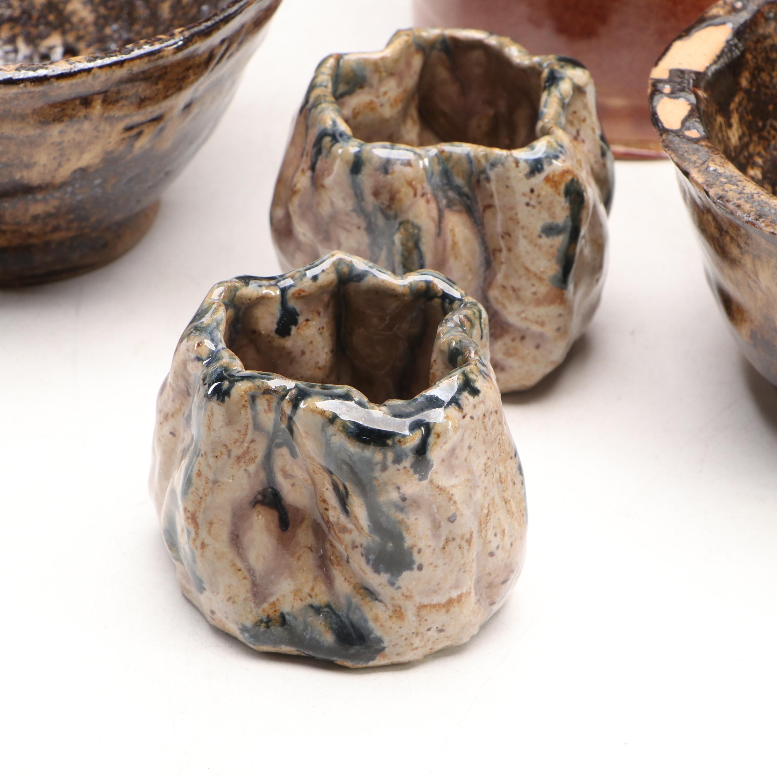 Reed Schuster Ceramic Vases and Bowls with Other Ceramic Planter