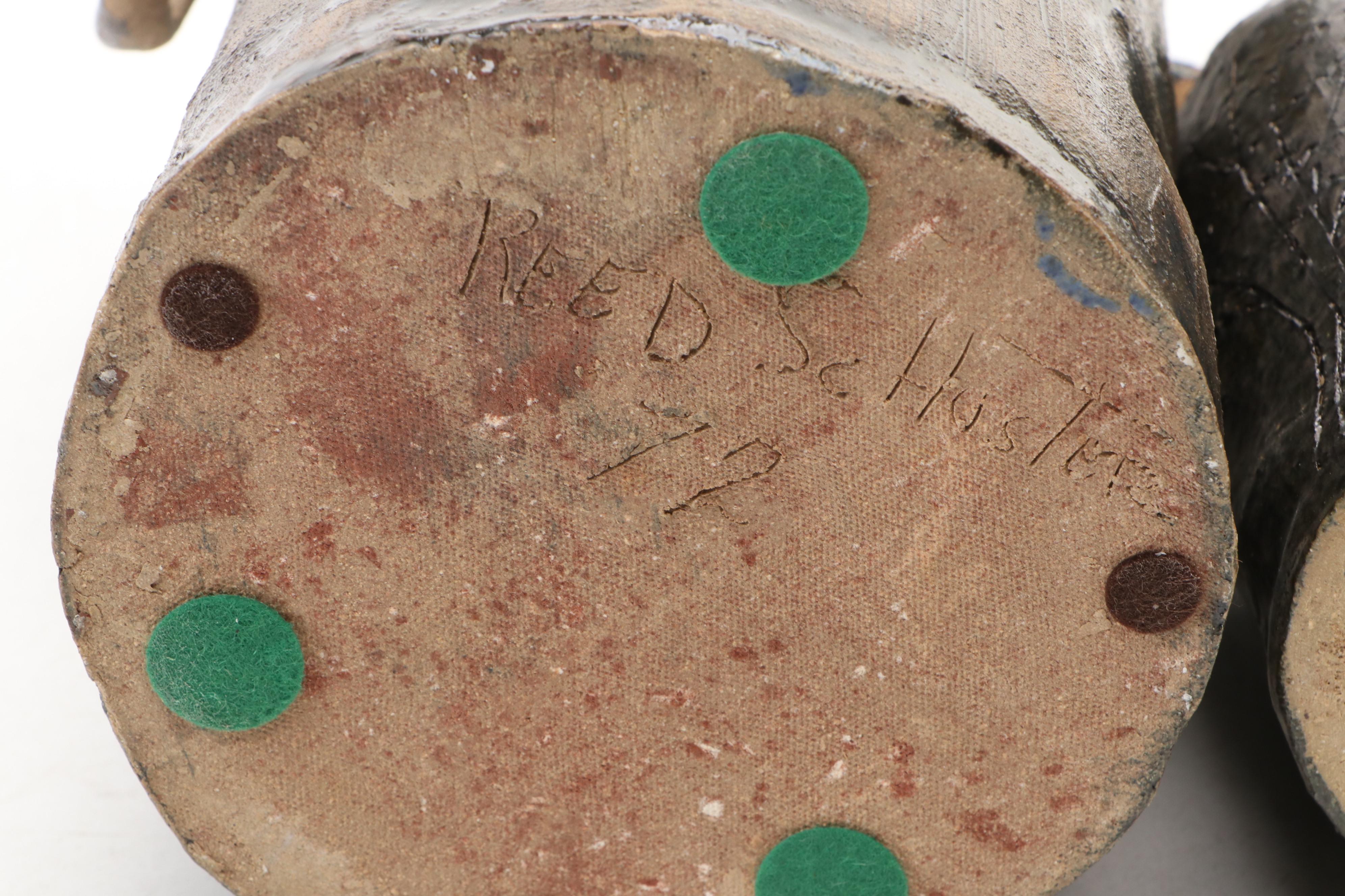 Reed Schuster Ceramic Vases and Bowls with Other Ceramic Planter