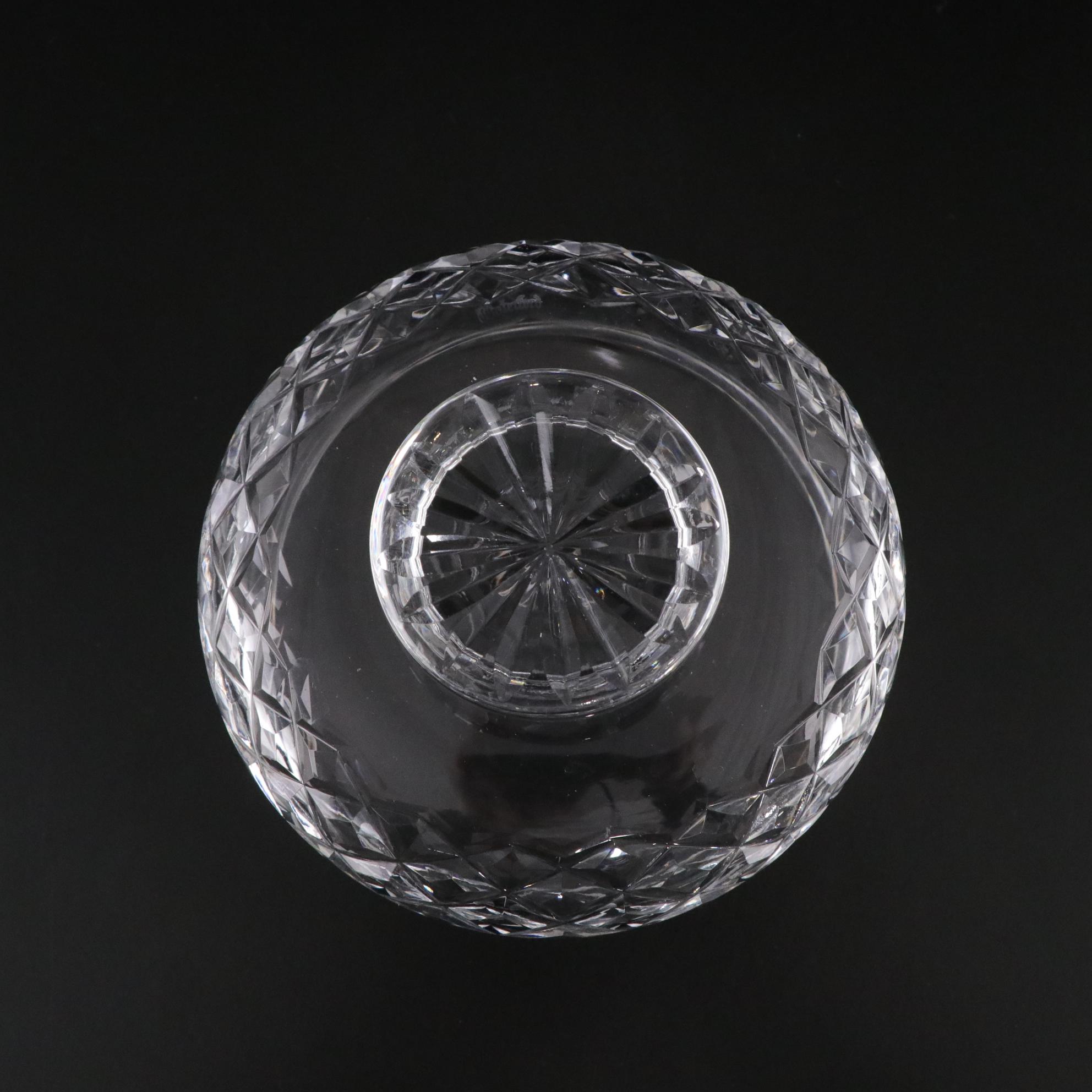 Waterford Crystal "Balmoral" and "Comeragh" Pedestal Bowls, Mid-Late 20th C.