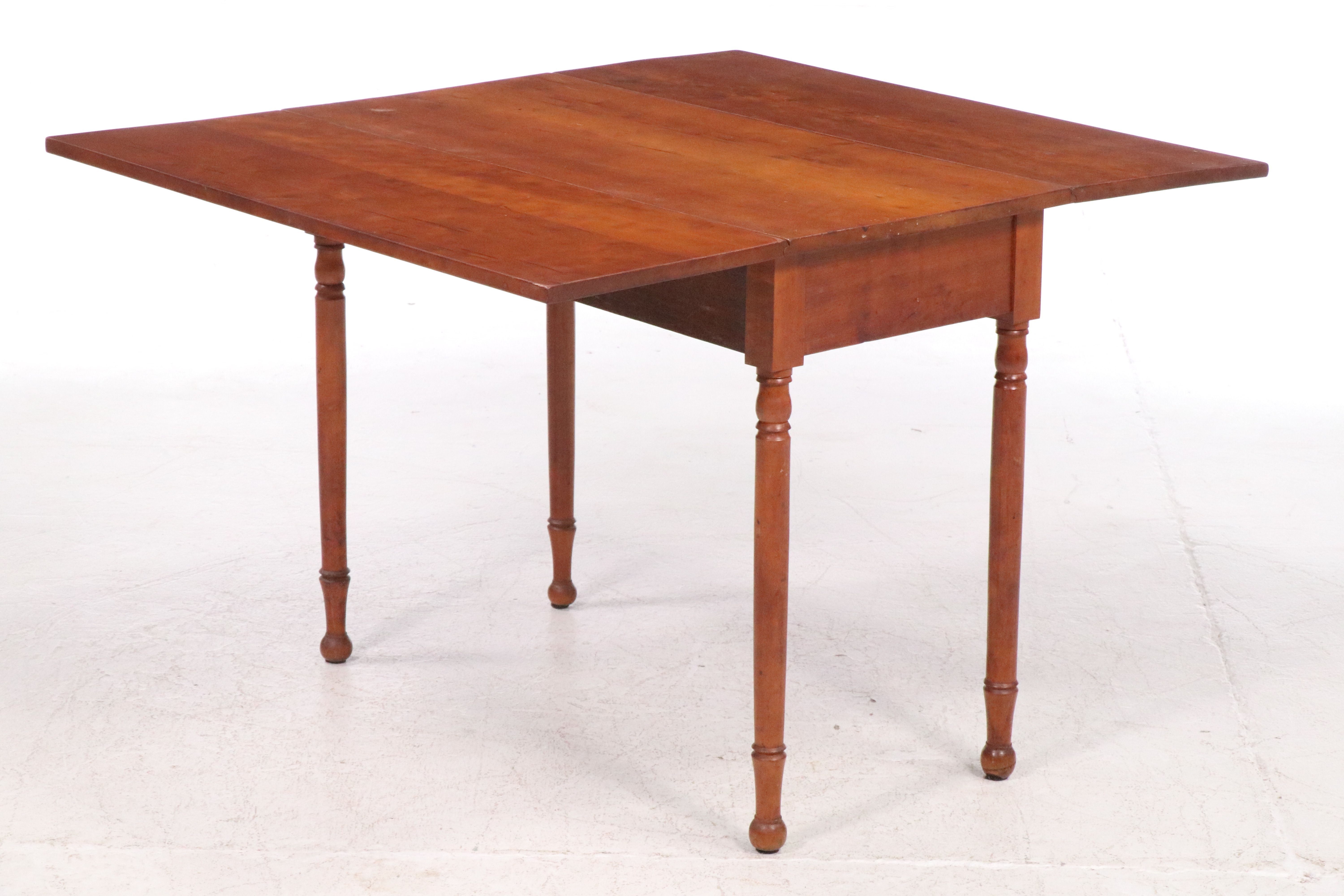 Federal Style Cherry Drop-Leaf Table