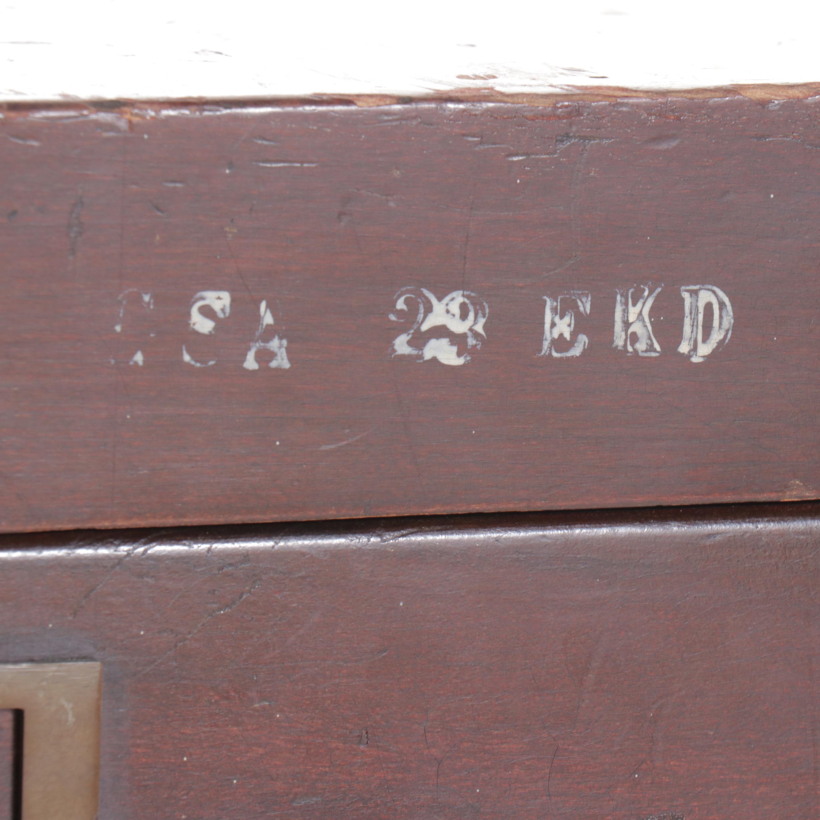 Globe-Wernicke Wood Paneled Filing Cabinet