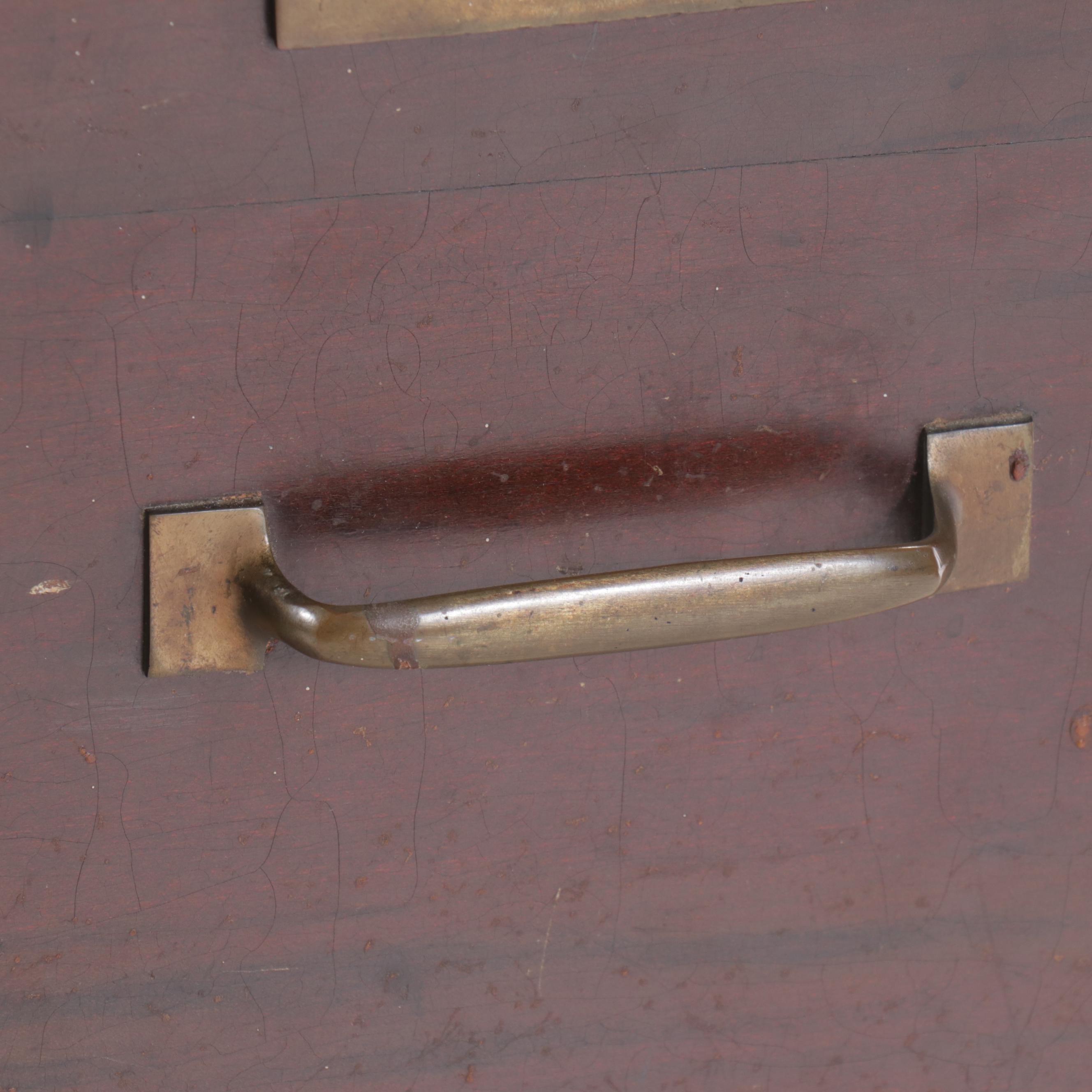 Globe-Wernicke Wood Paneled Filing Cabinet