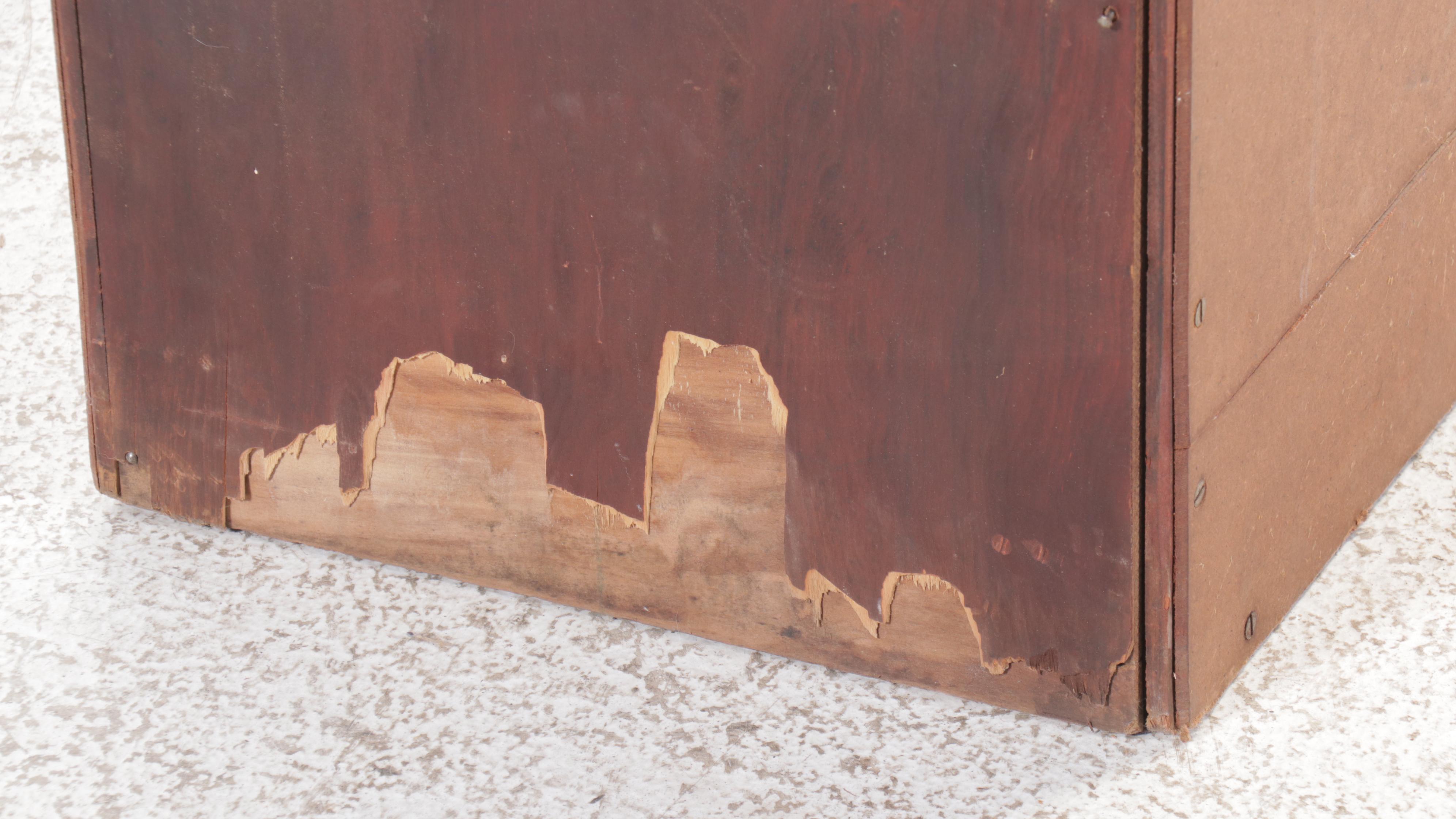 Globe-Wernicke Wood Paneled Filing Cabinet