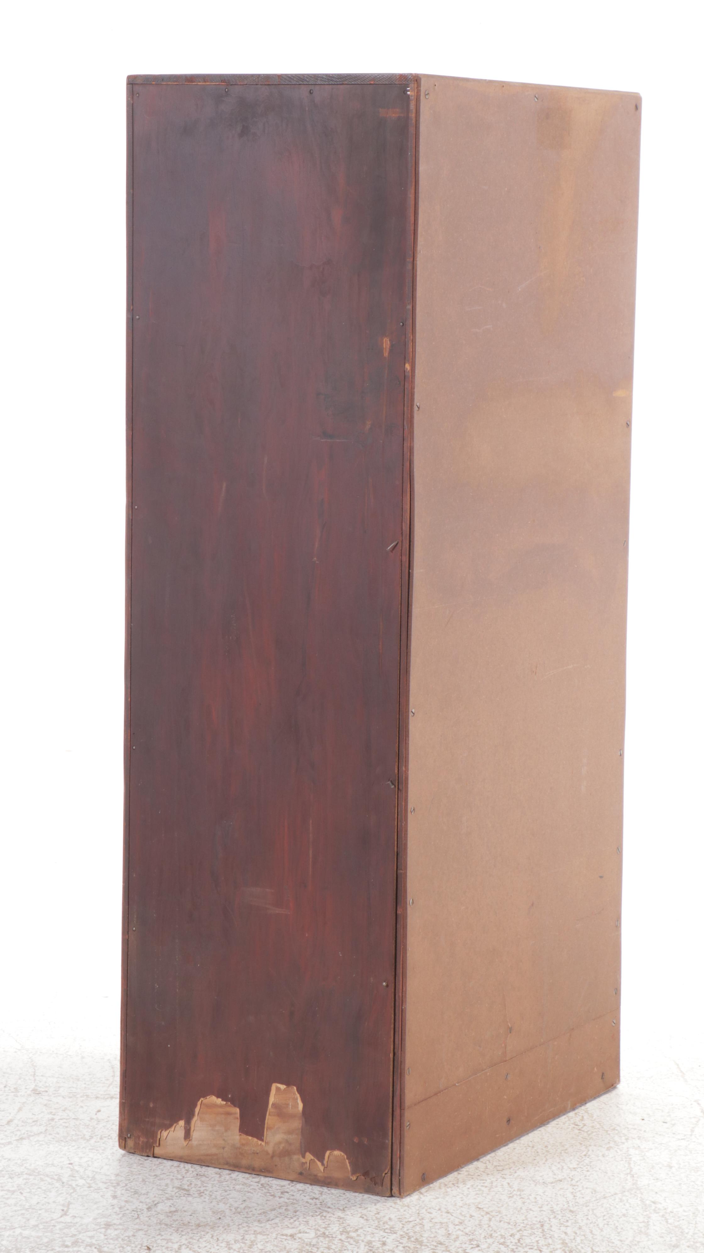 Globe-Wernicke Wood Paneled Filing Cabinet