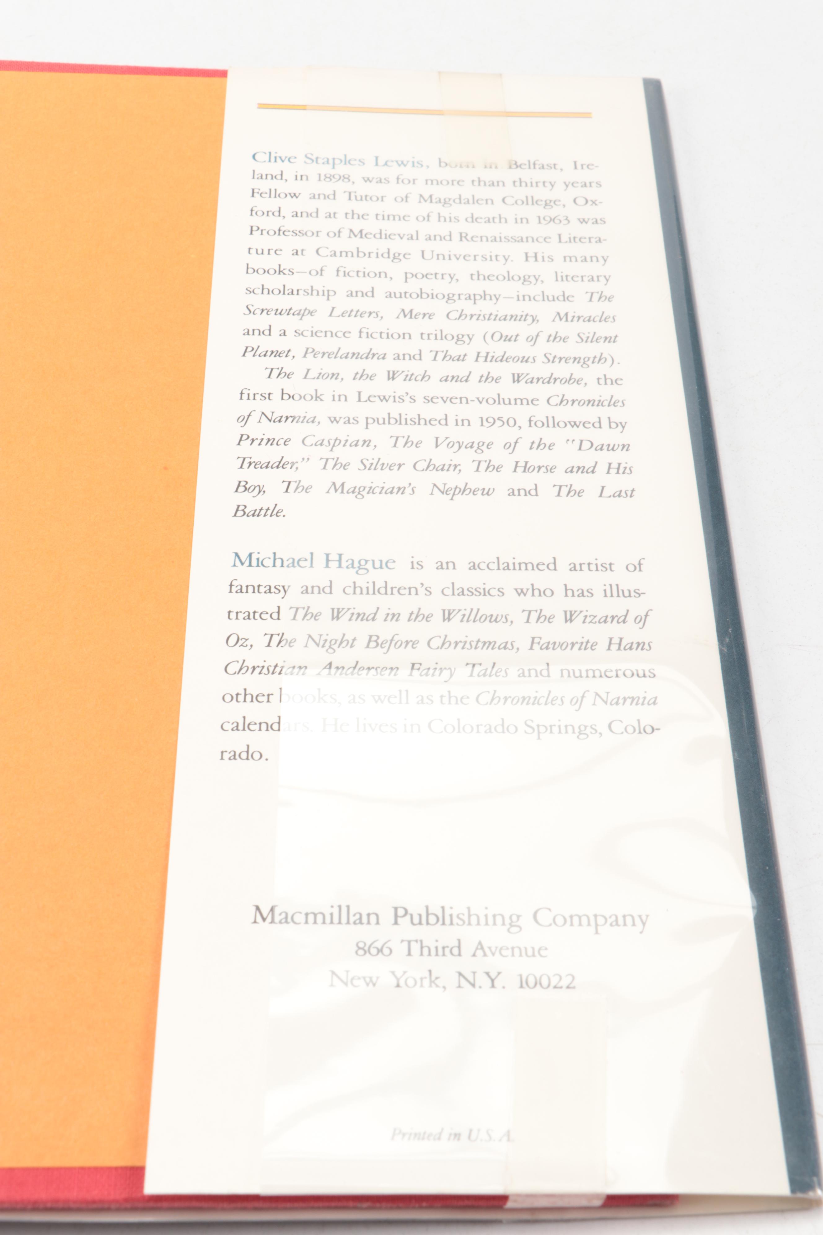 First Deluxe Printing "The Lion, the Witch and the Wardrobe" by C. S. Lewis