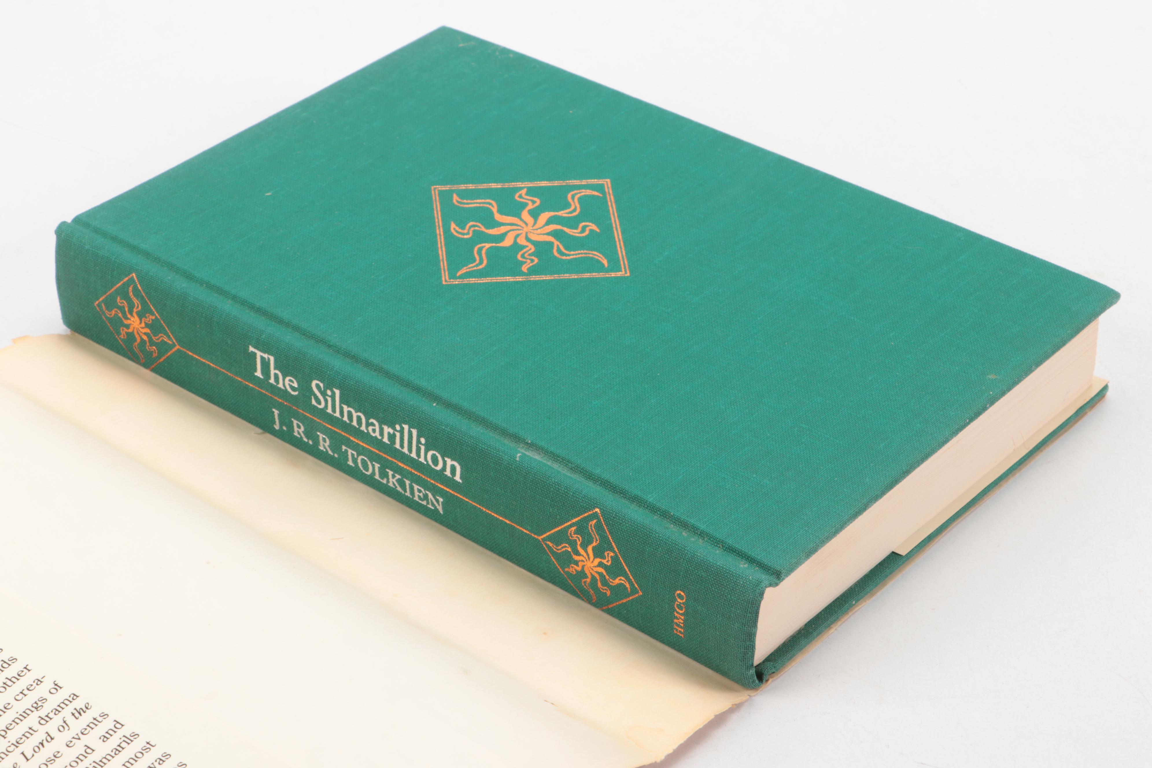 First American Printing "The Silmarillion" by J. R. R. Tolkien with Map, 1977