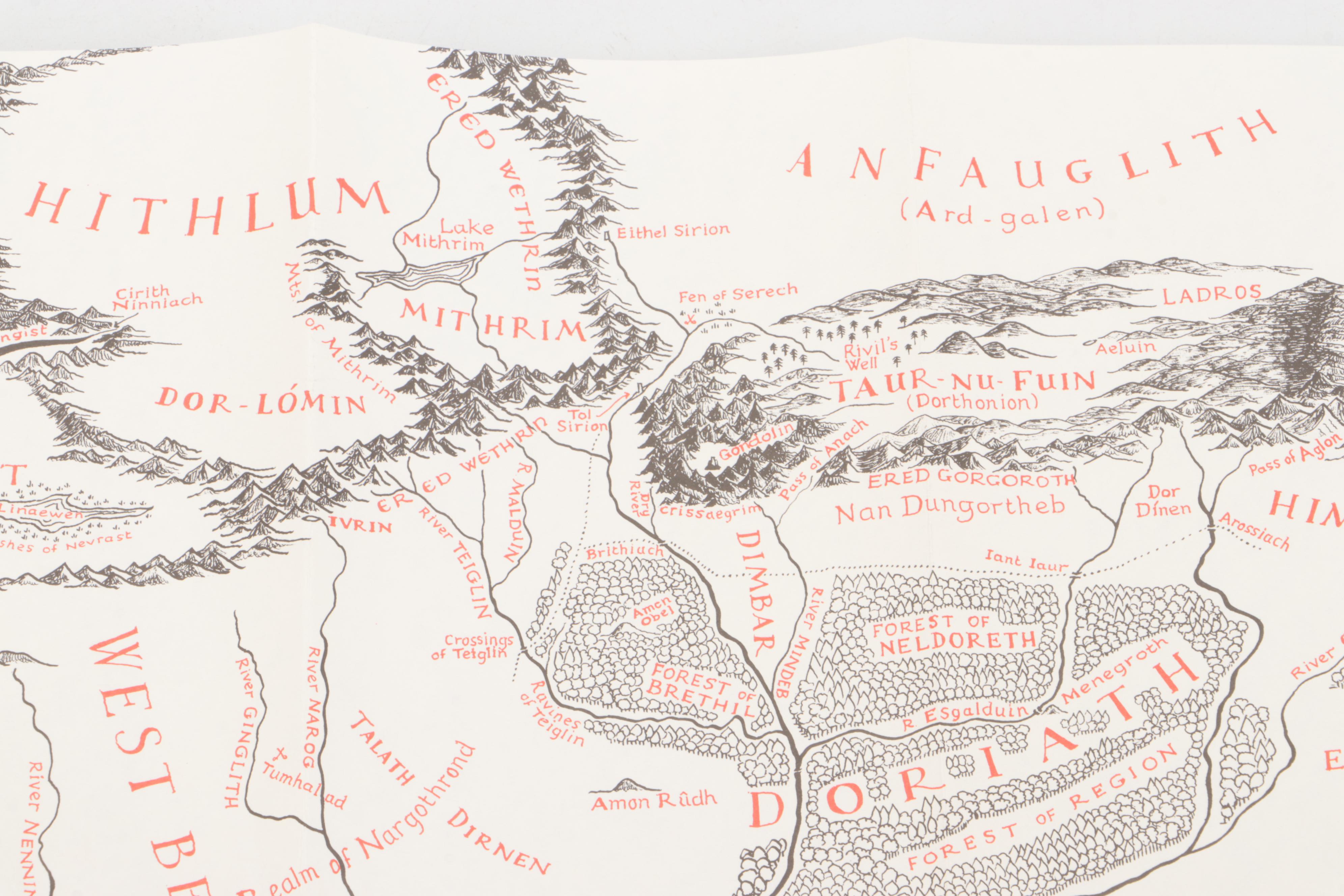 First American Printing "The Silmarillion" by J. R. R. Tolkien with Map, 1977