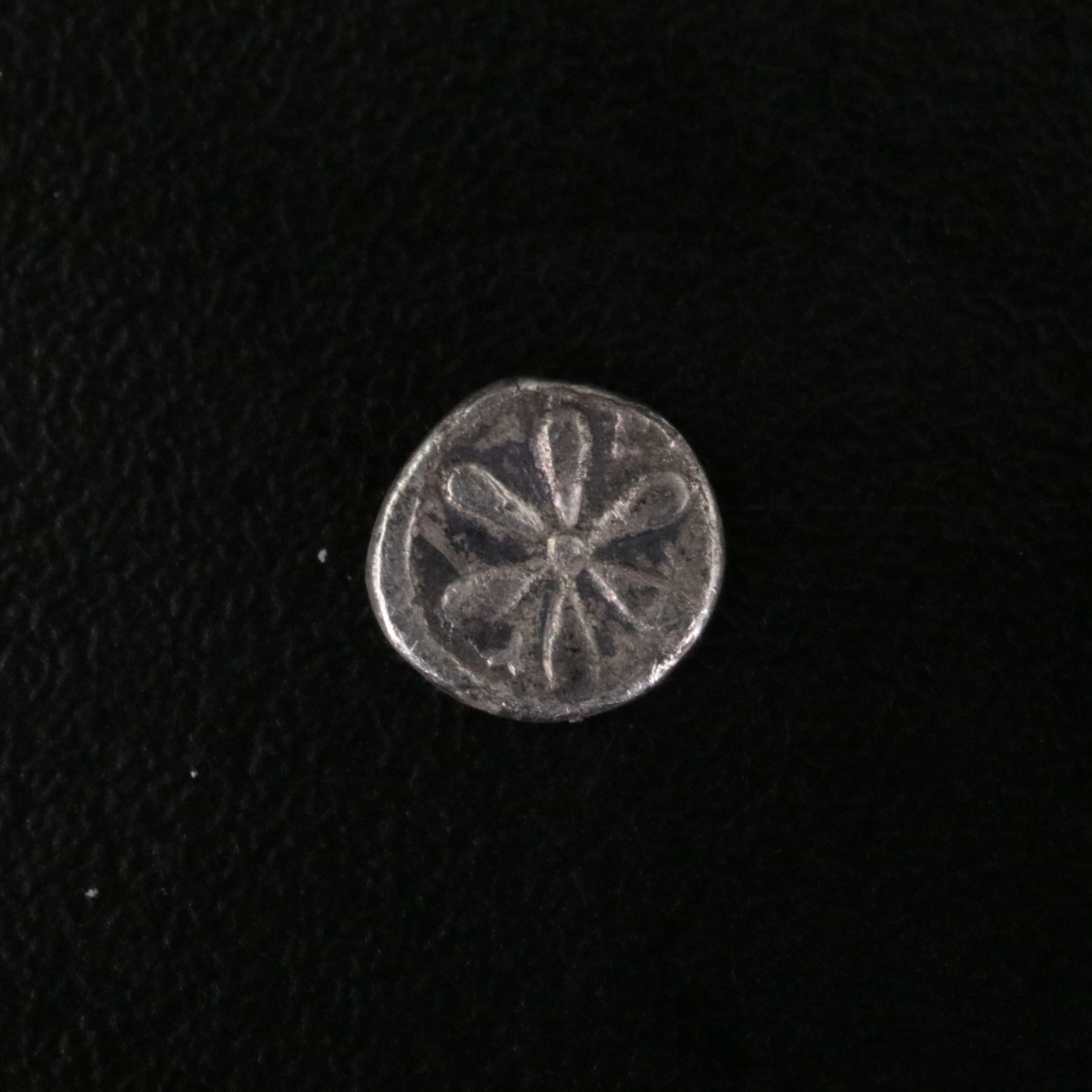 Ancient Aeolis, Kyme AR Hemiobol Coin, ca. 350 B.C.
