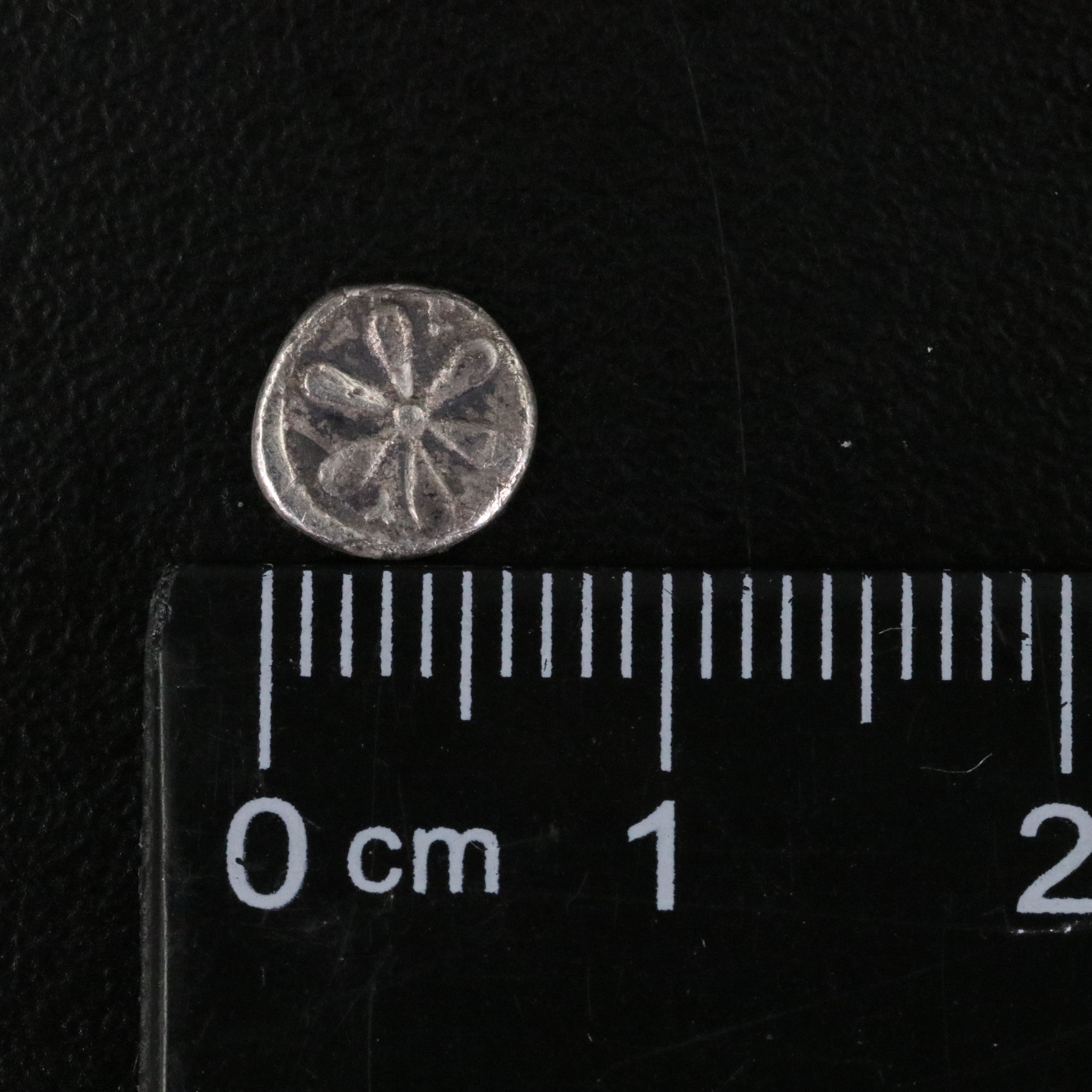 Ancient Aeolis, Kyme AR Hemiobol Coin, ca. 350 B.C.