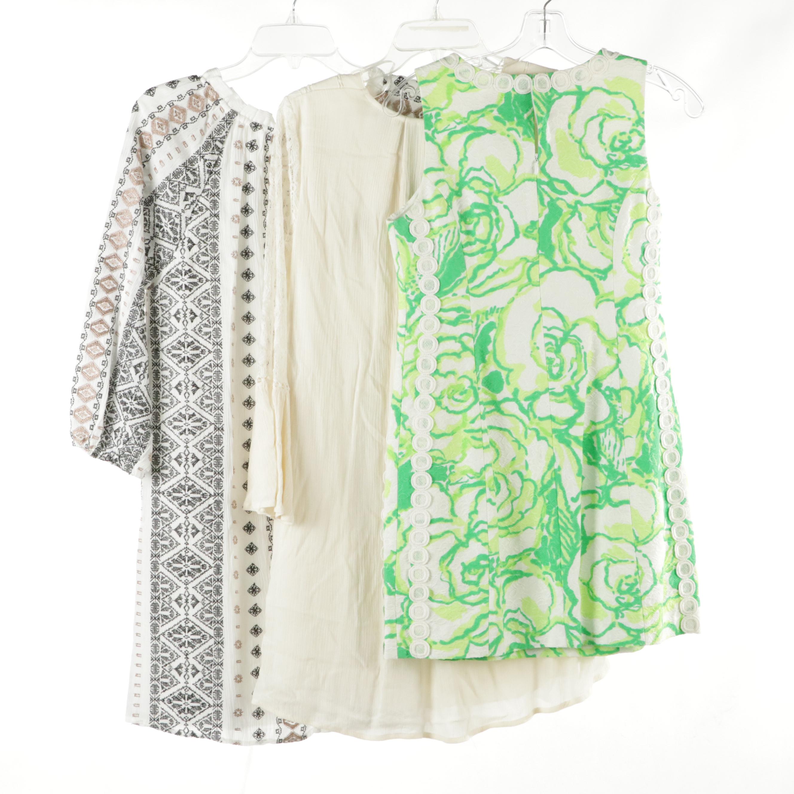 Lilly Pulitzer Sleeveless Sheath Dress and Blue Rain Shift Dresses