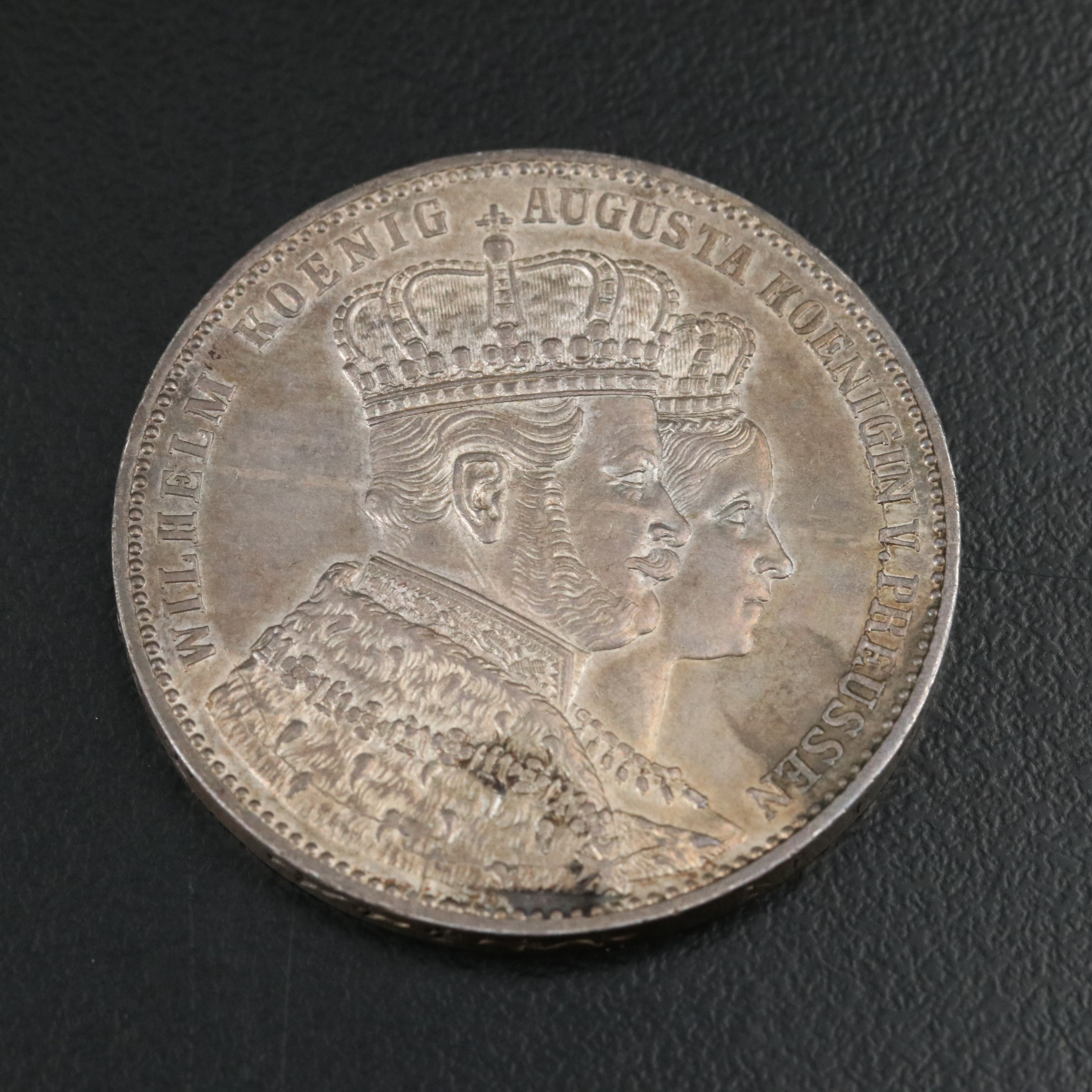 1861 Prussia Coronation  Thaler