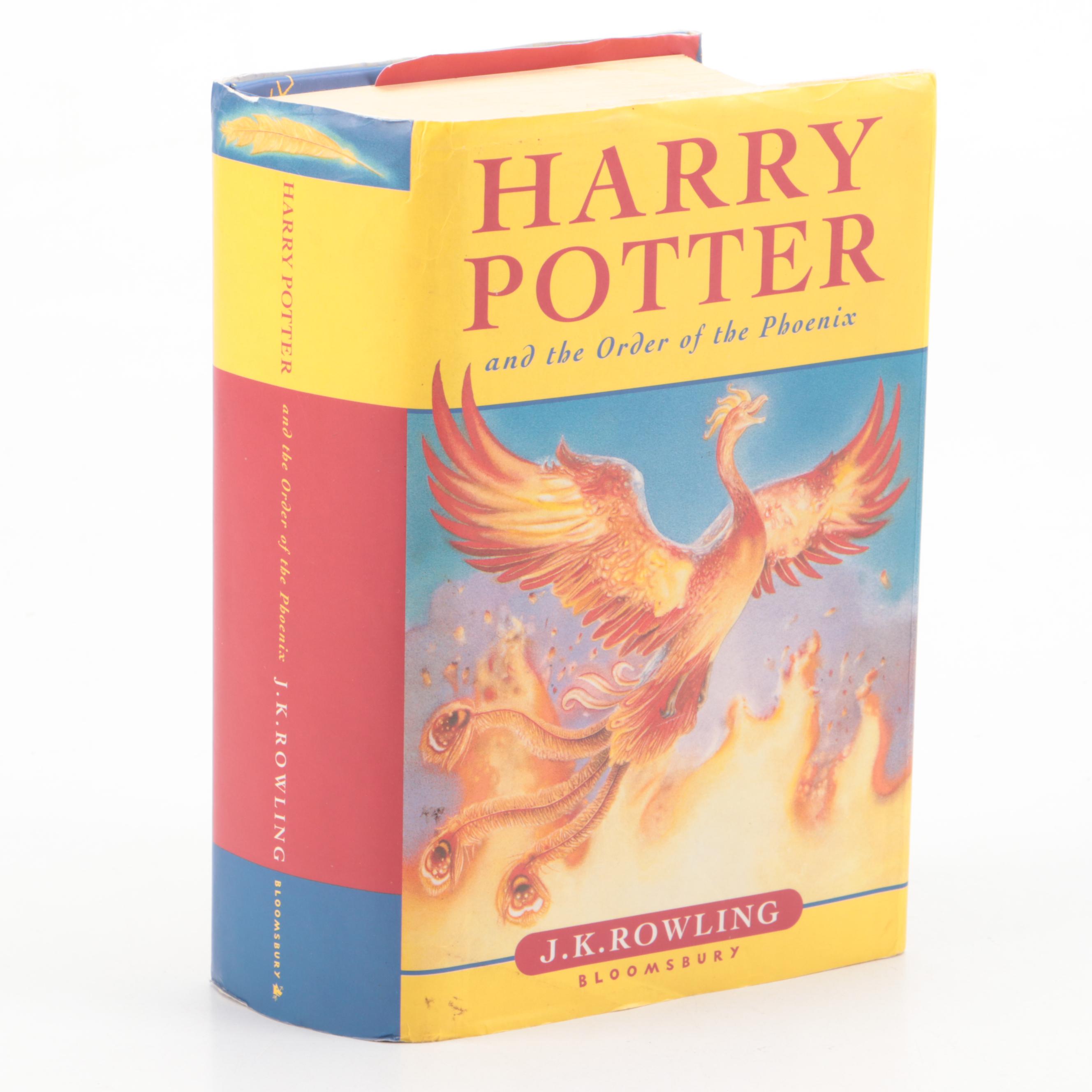 First UK Edition ""Harry Potter and the Order of the Phoenix" by J. K. Rowling