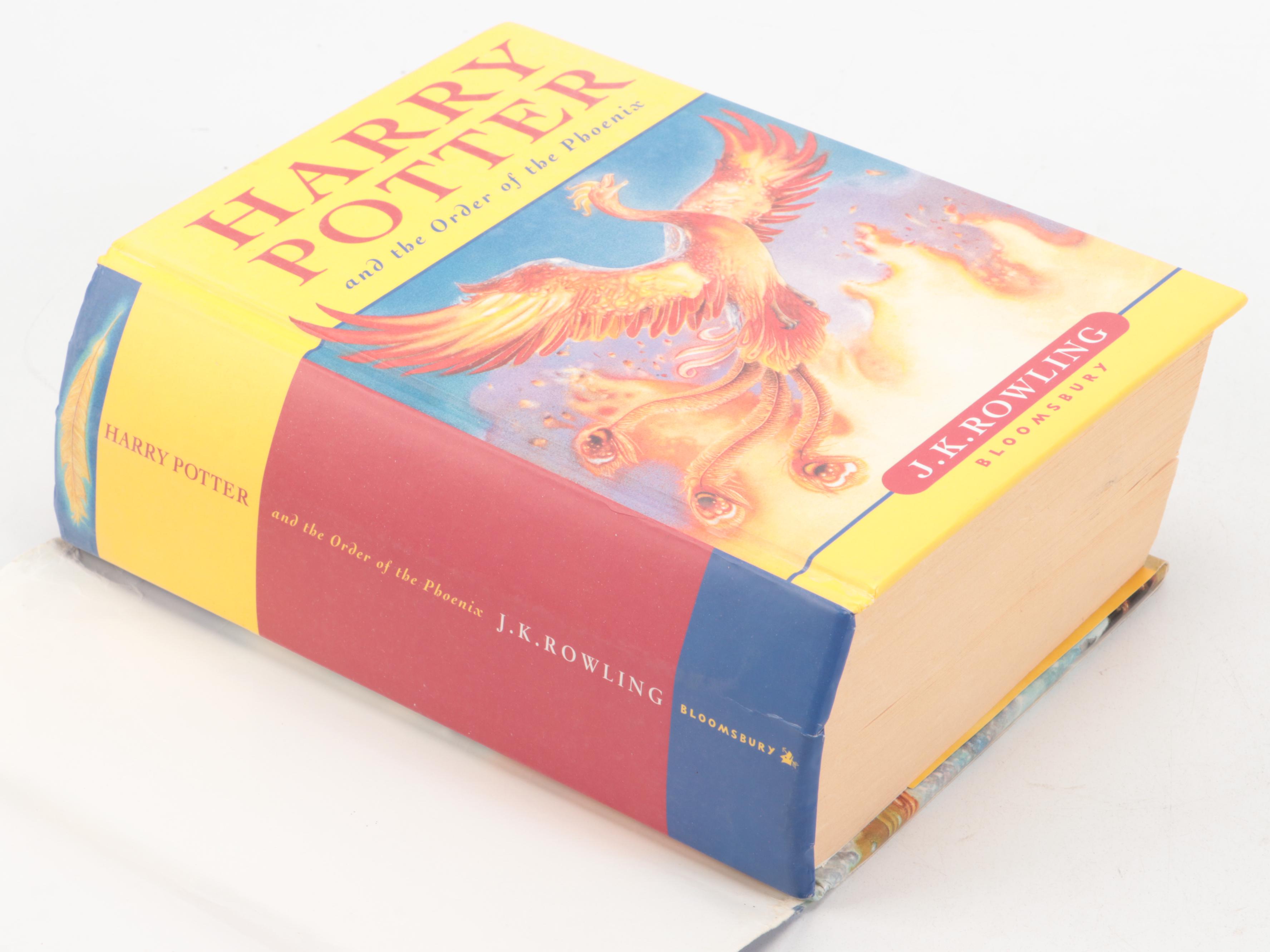 First UK Edition ""Harry Potter and the Order of the Phoenix" by J. K. Rowling