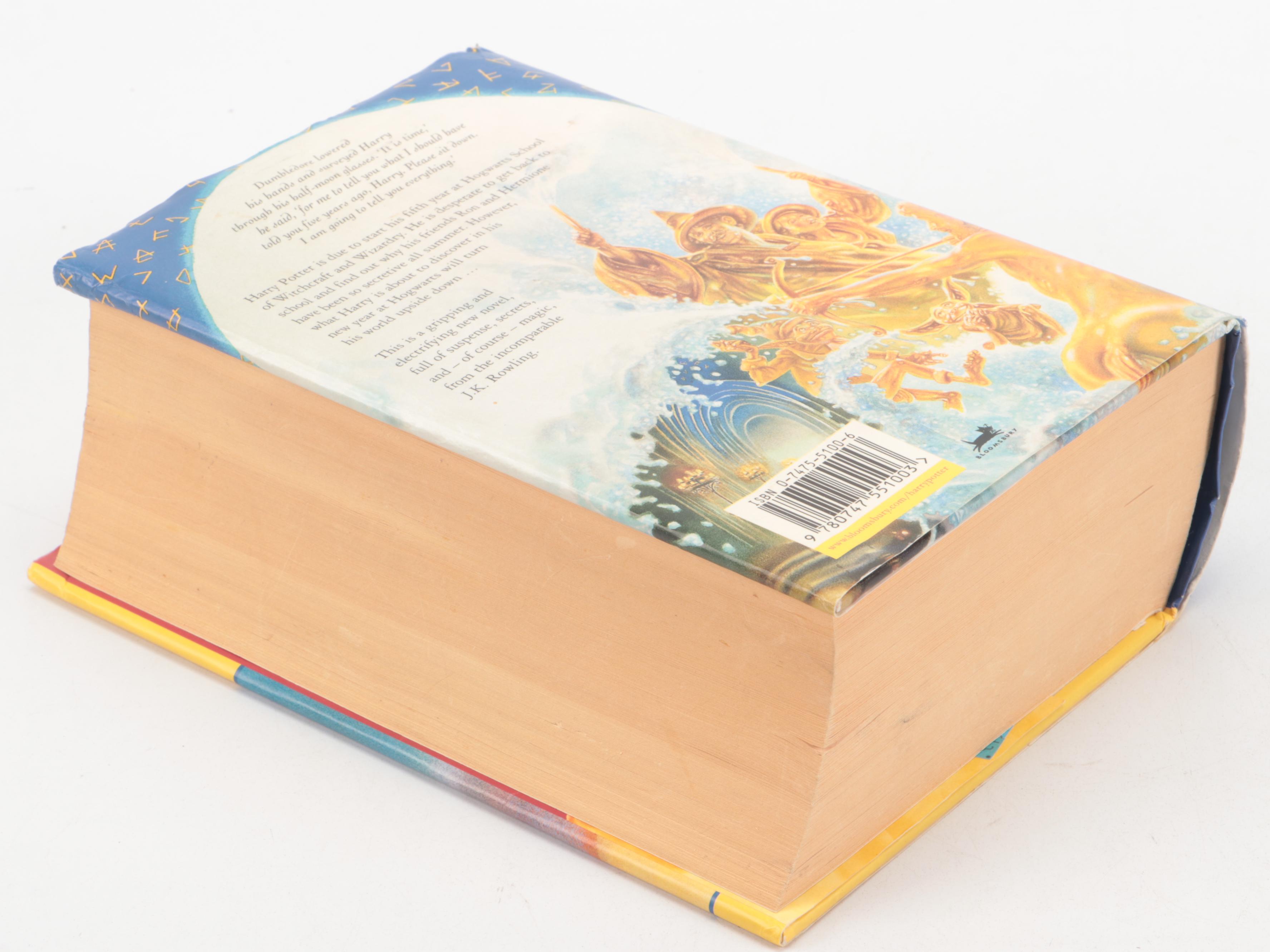 First UK Edition ""Harry Potter and the Order of the Phoenix" by J. K. Rowling