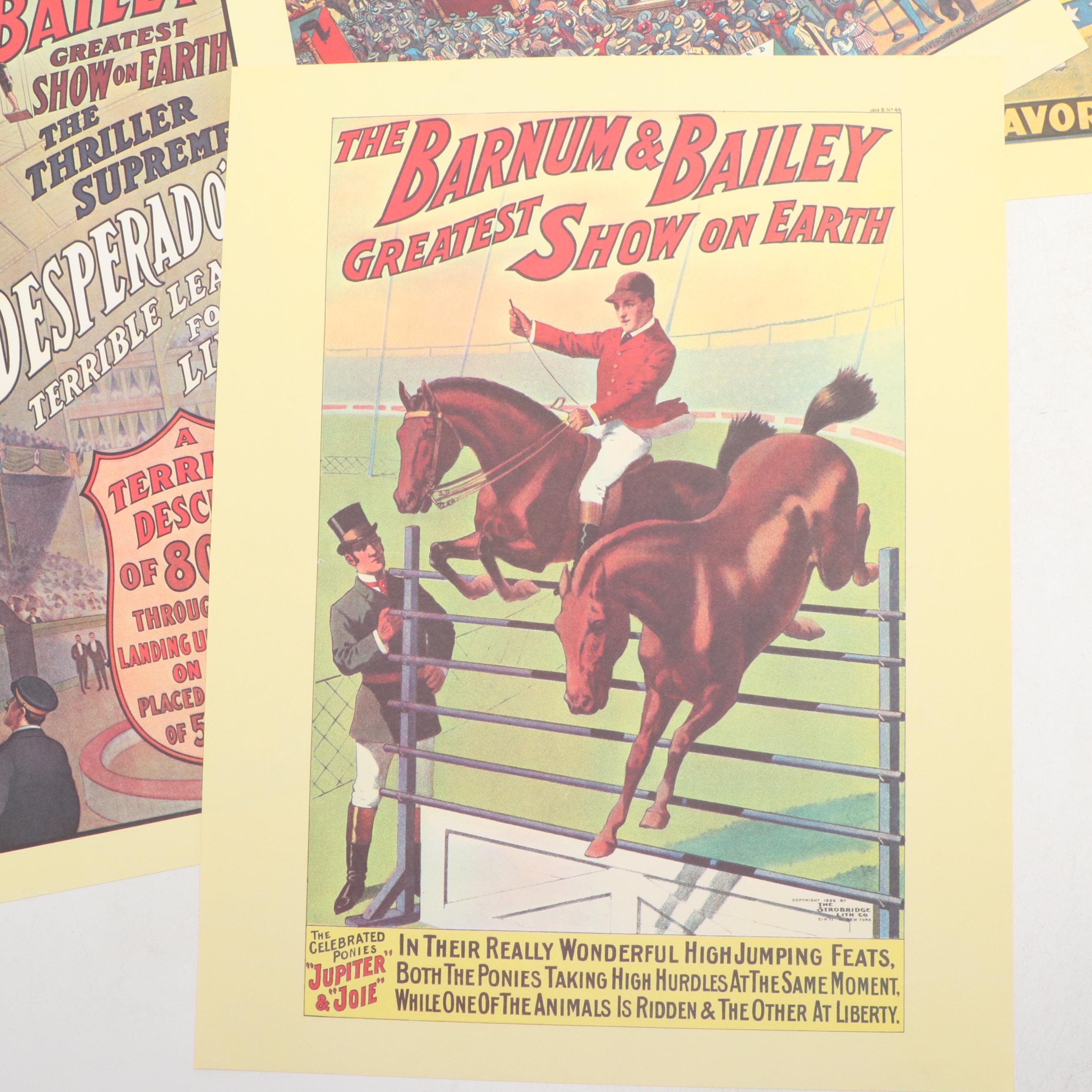 Barnum & Bailey with Other Reproduction Circus Posters