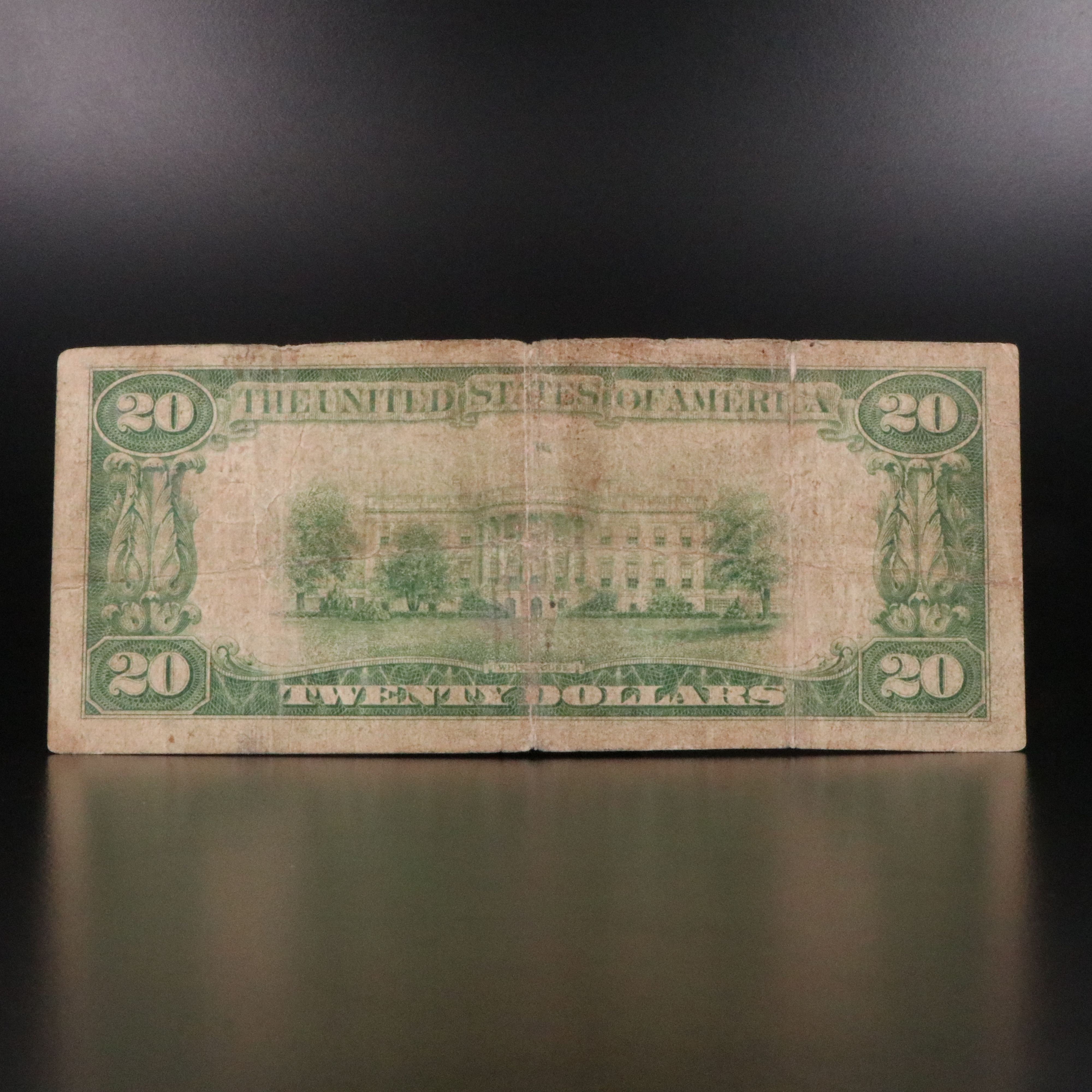 1929 $ 20.00 National Bank Note From the First National Bank of Plainfield, In.