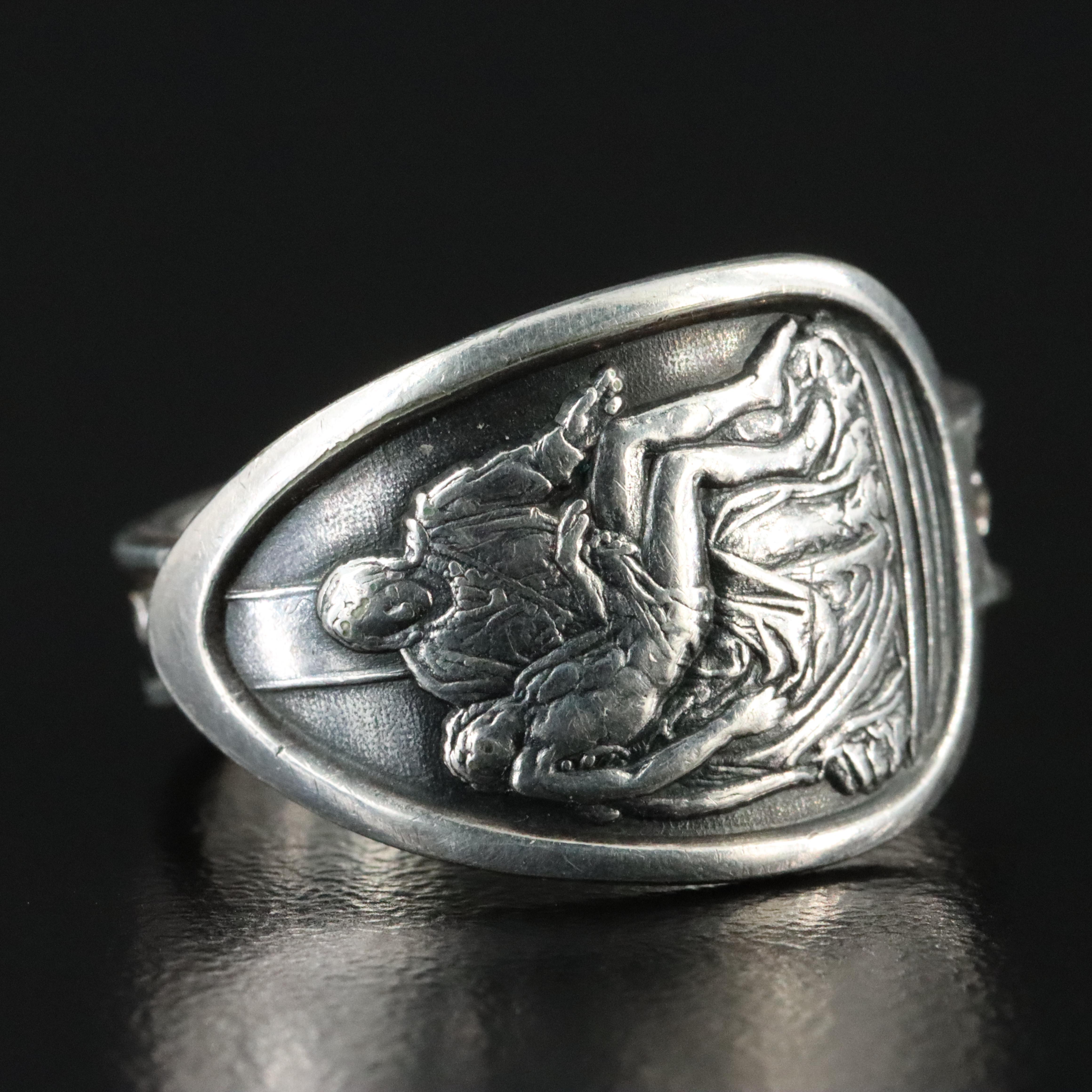 Norwegian TH Marthinsen "Vatican Pavilion" Spoon Ring