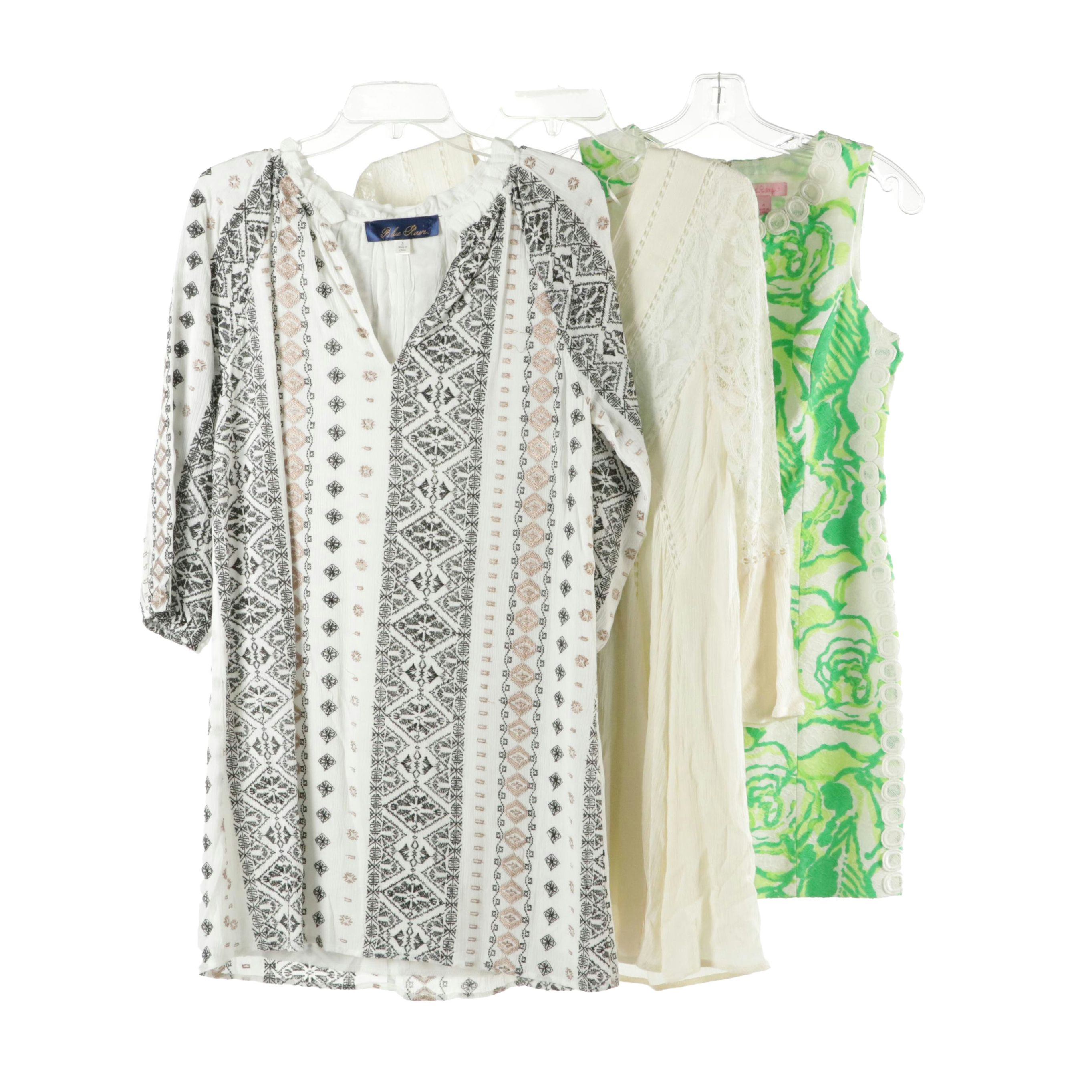 Lilly Pulitzer Sleeveless Sheath Dress and Blue Rain Shift Dresses