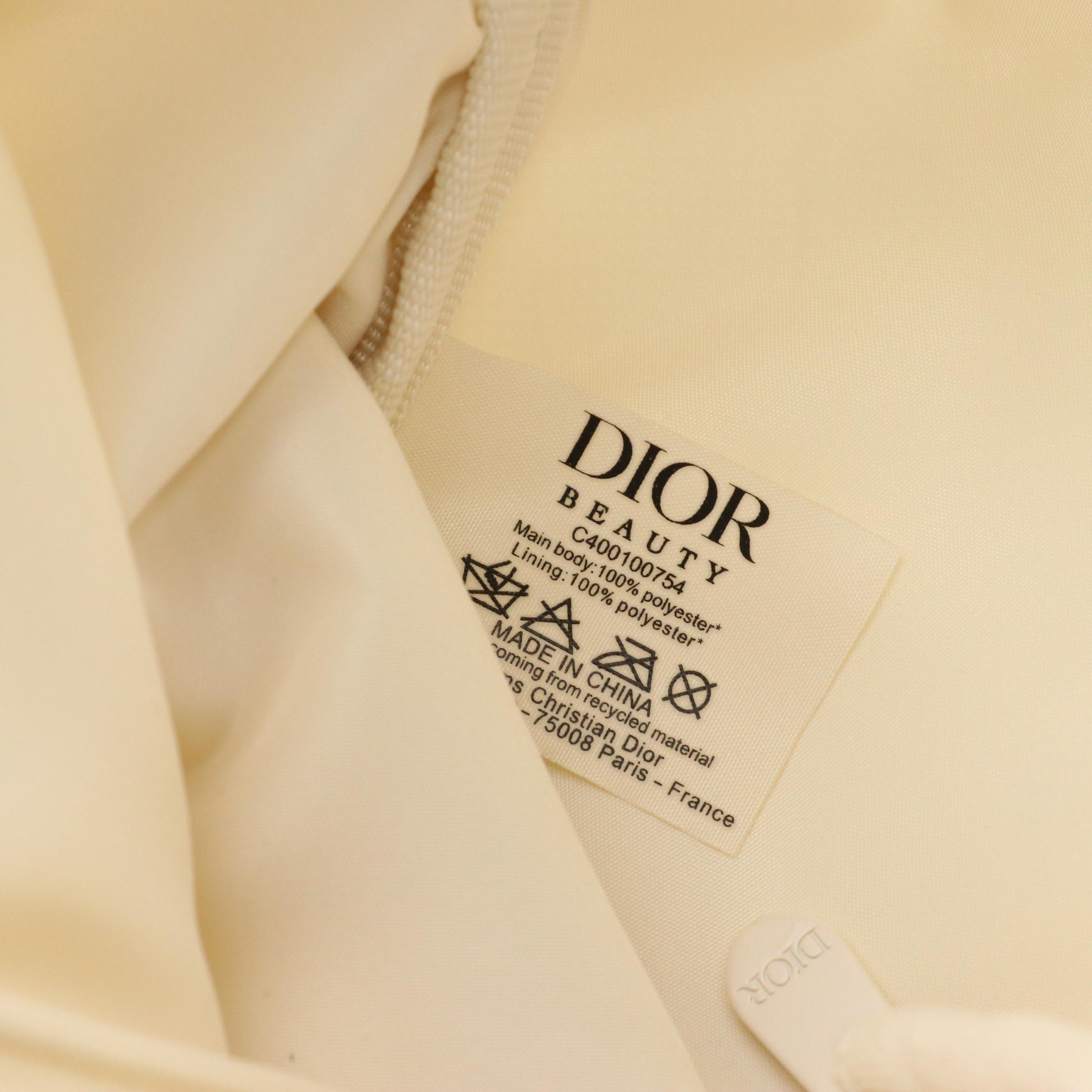 Dior Beauty Promotional Canvas Zip Pouch