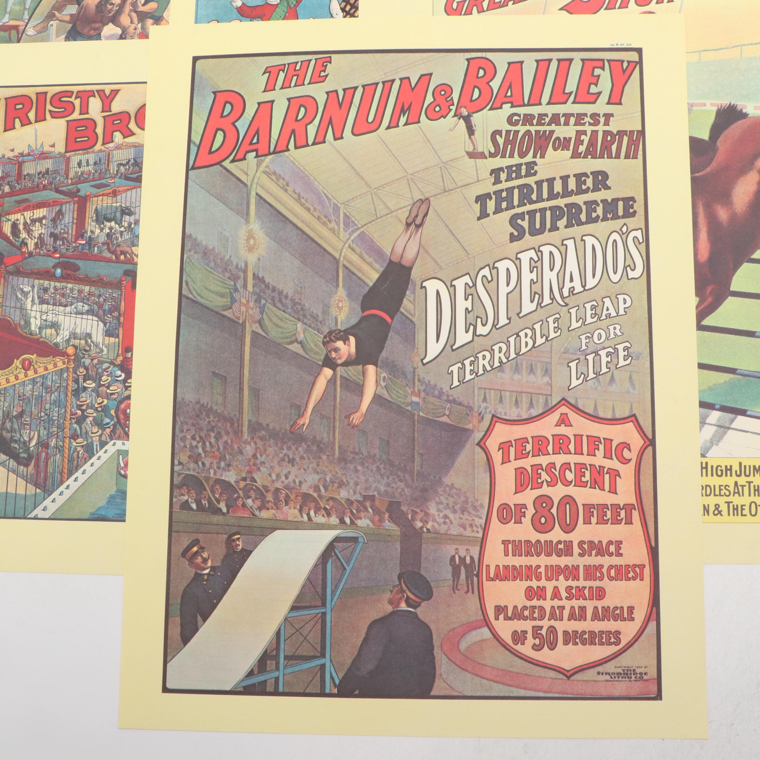 Barnum & Bailey with Other Reproduction Circus Posters