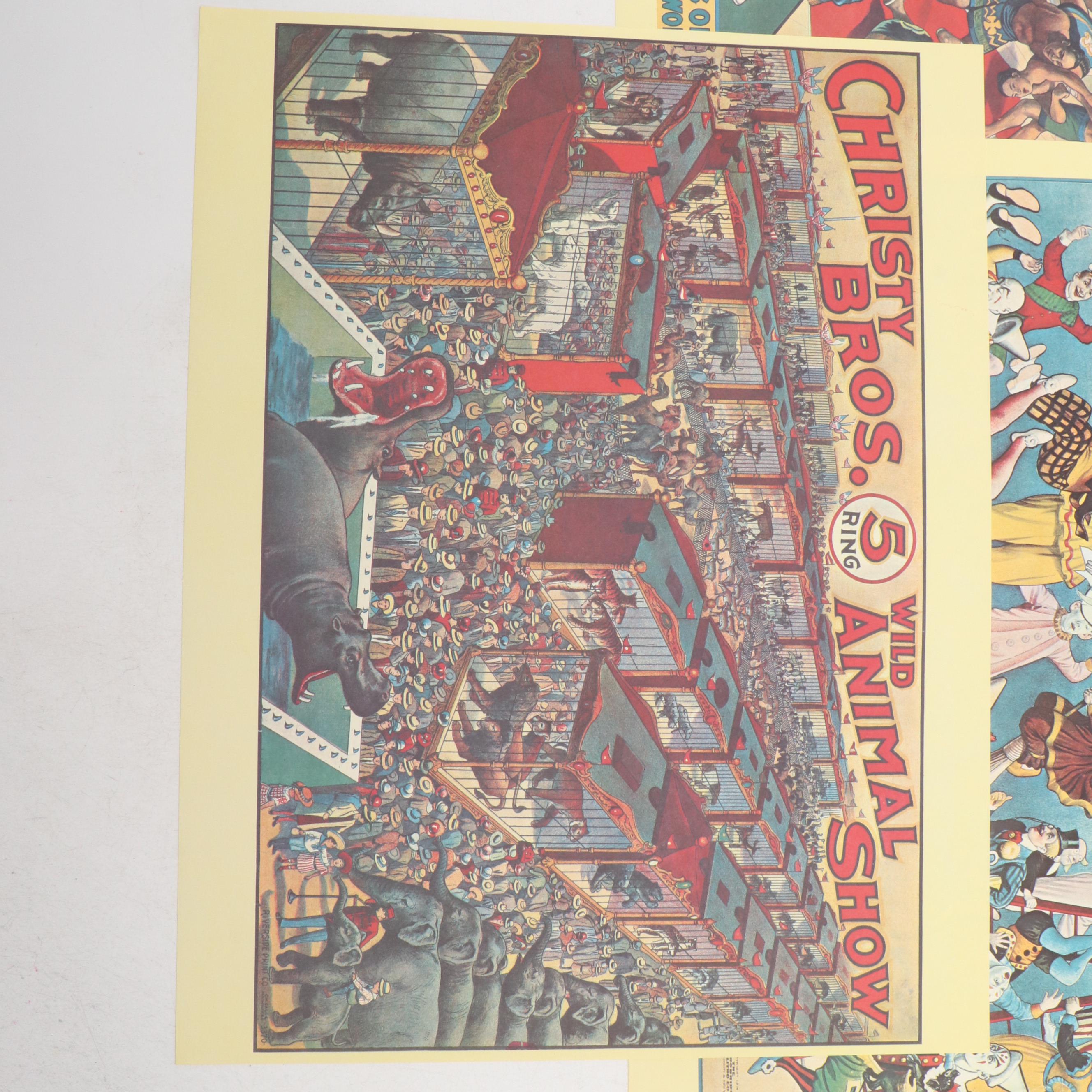 Barnum & Bailey with Other Reproduction Circus Posters