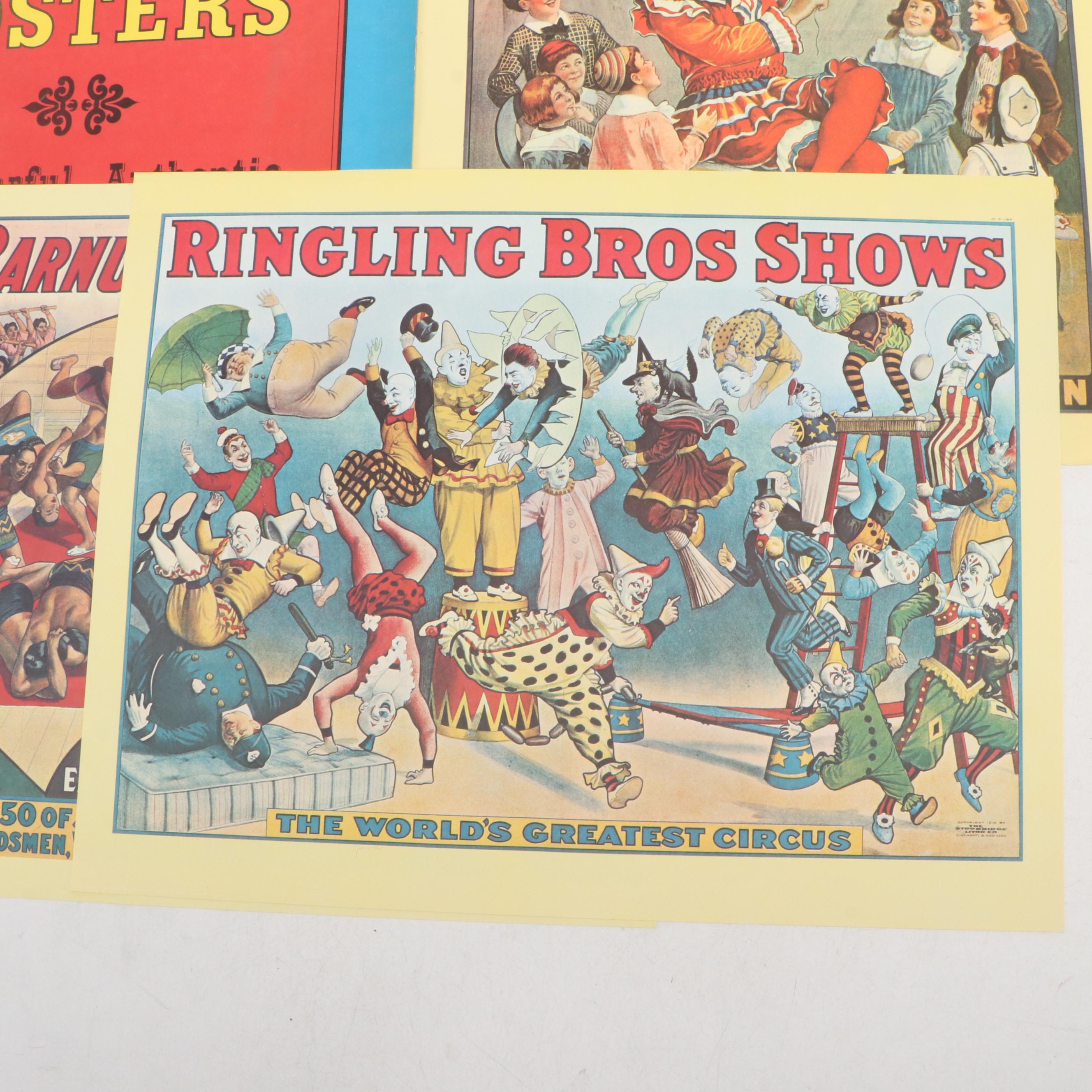 Barnum & Bailey with Other Reproduction Circus Posters