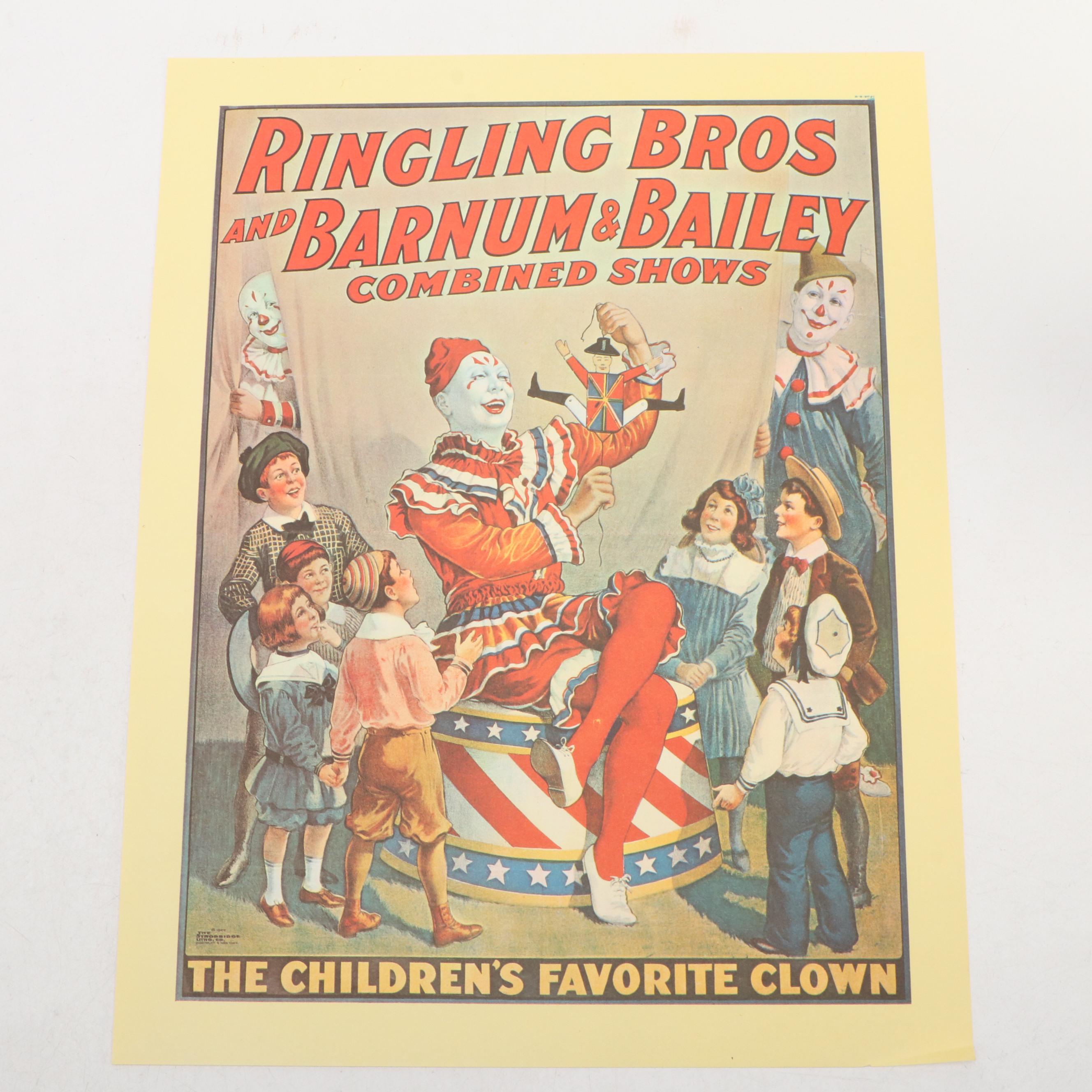 Barnum & Bailey with Other Reproduction Circus Posters