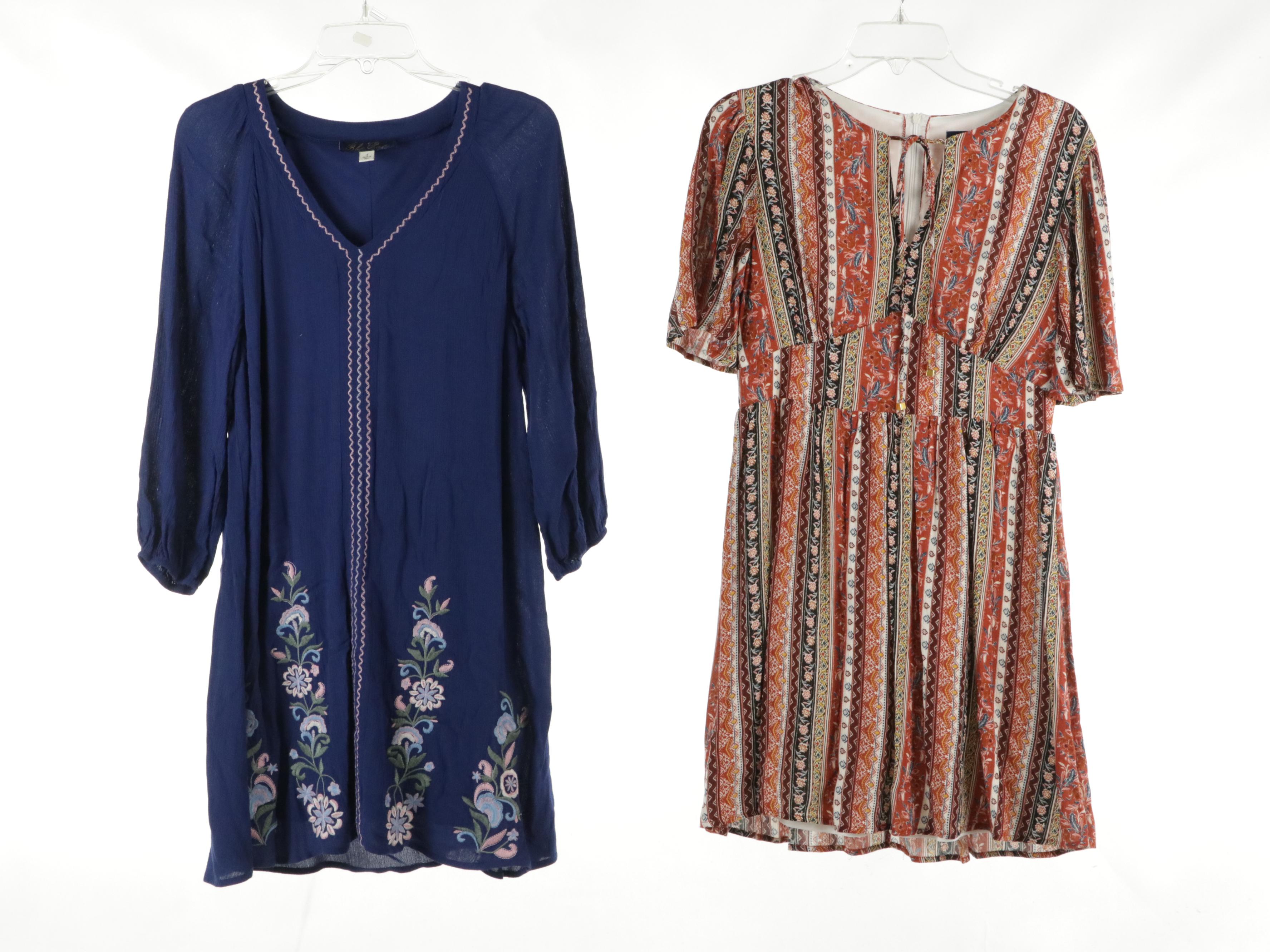 Blue Rair Printed and Lilly Pulitzer Elephant Printed Shift Dresses