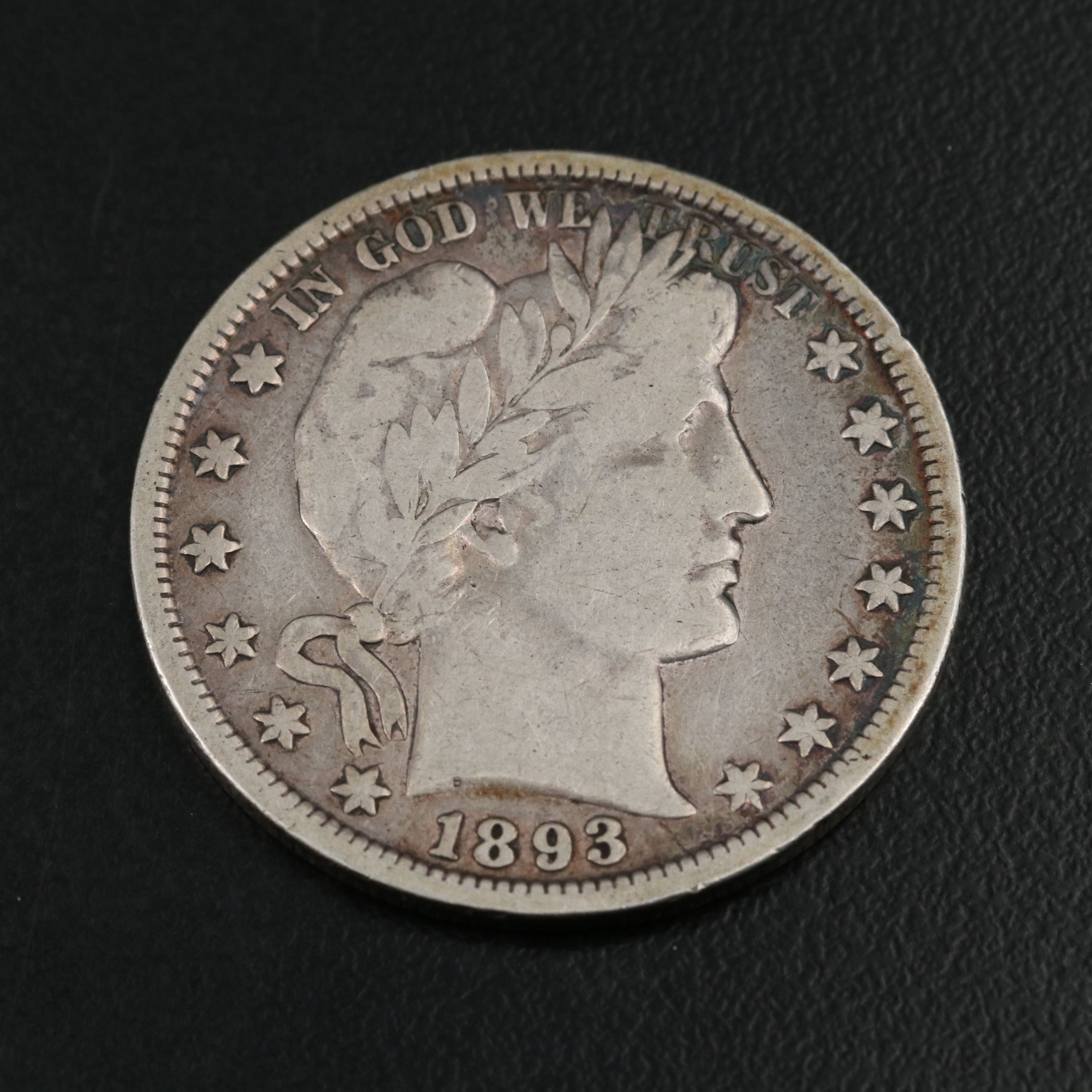 Three Barber Silver Half Dollars 1993, 1994, and 1994-O