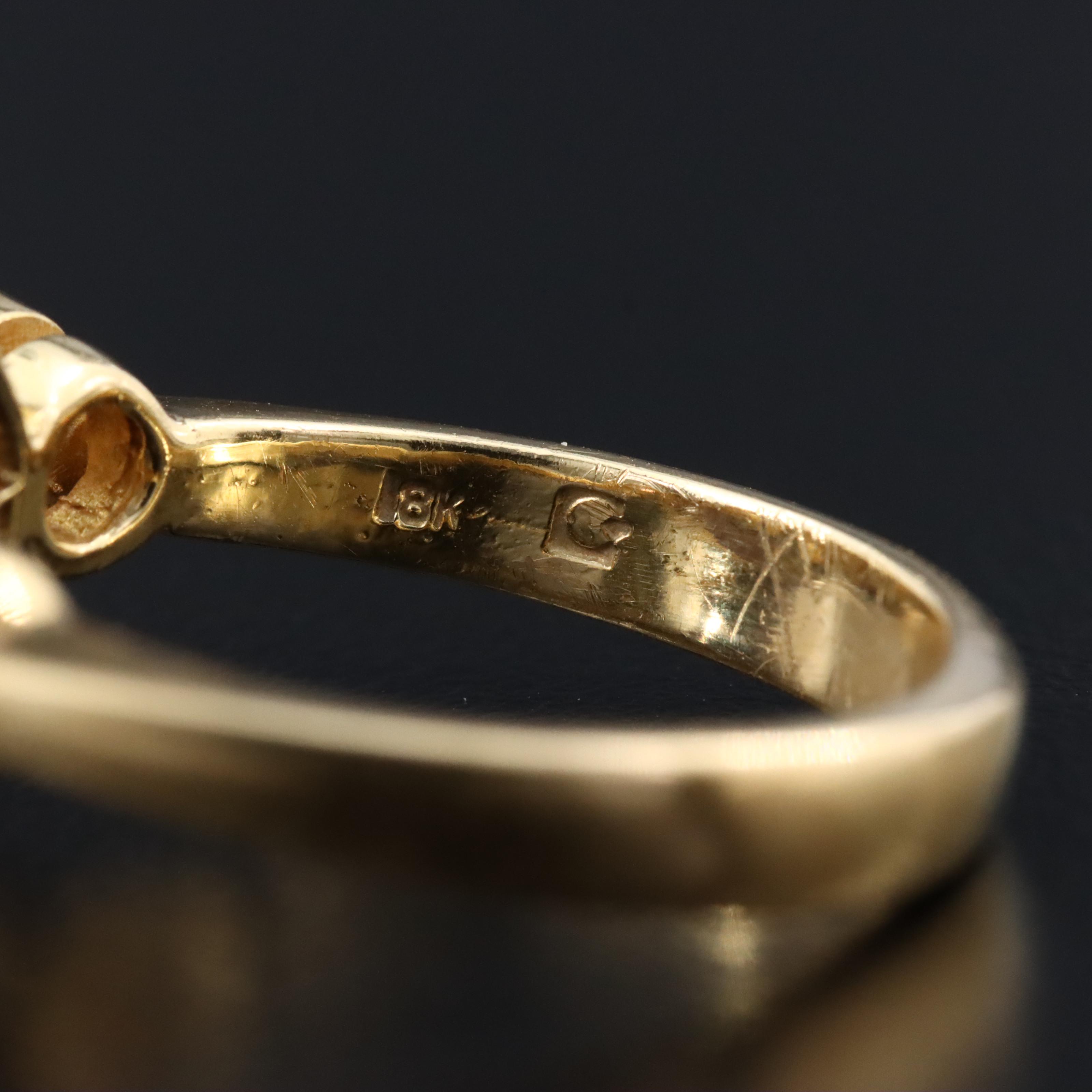 18K Jadeite and Diamond Ring