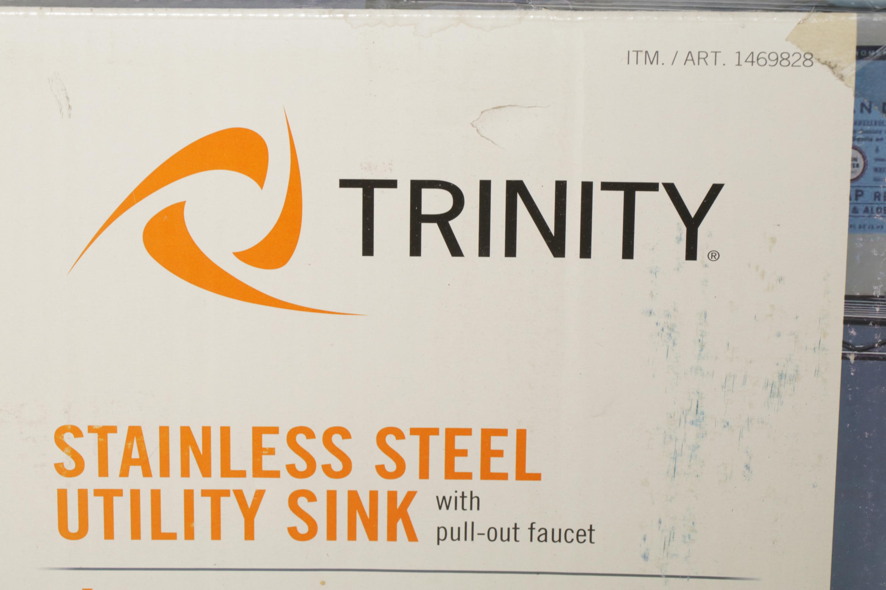 Trinity Stainless Steel Utility Sink